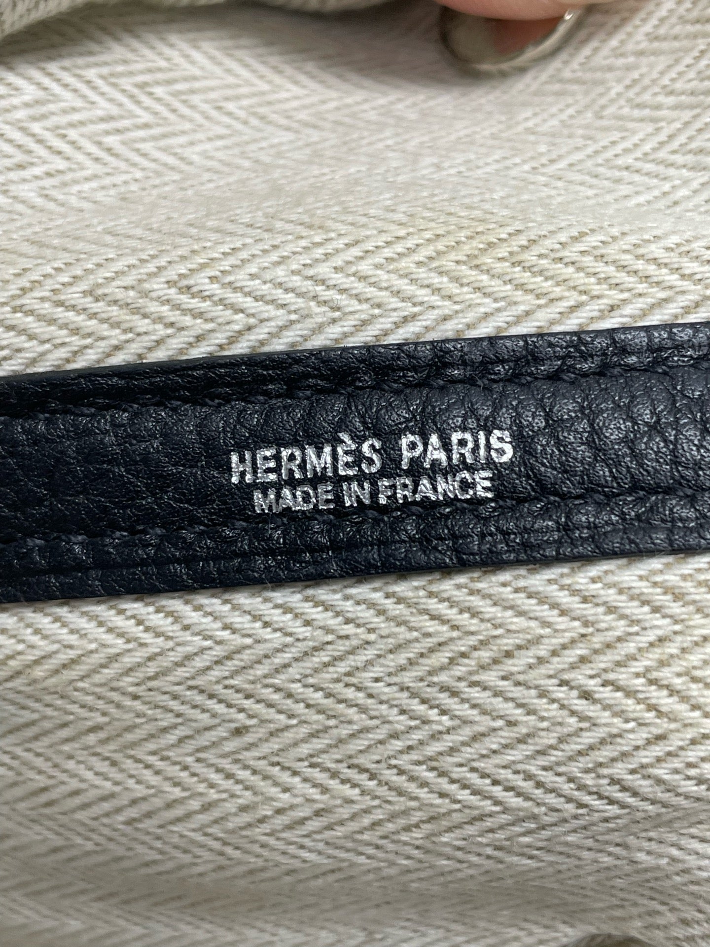 Hermès - Garden Party - Leather - Black - (Large)