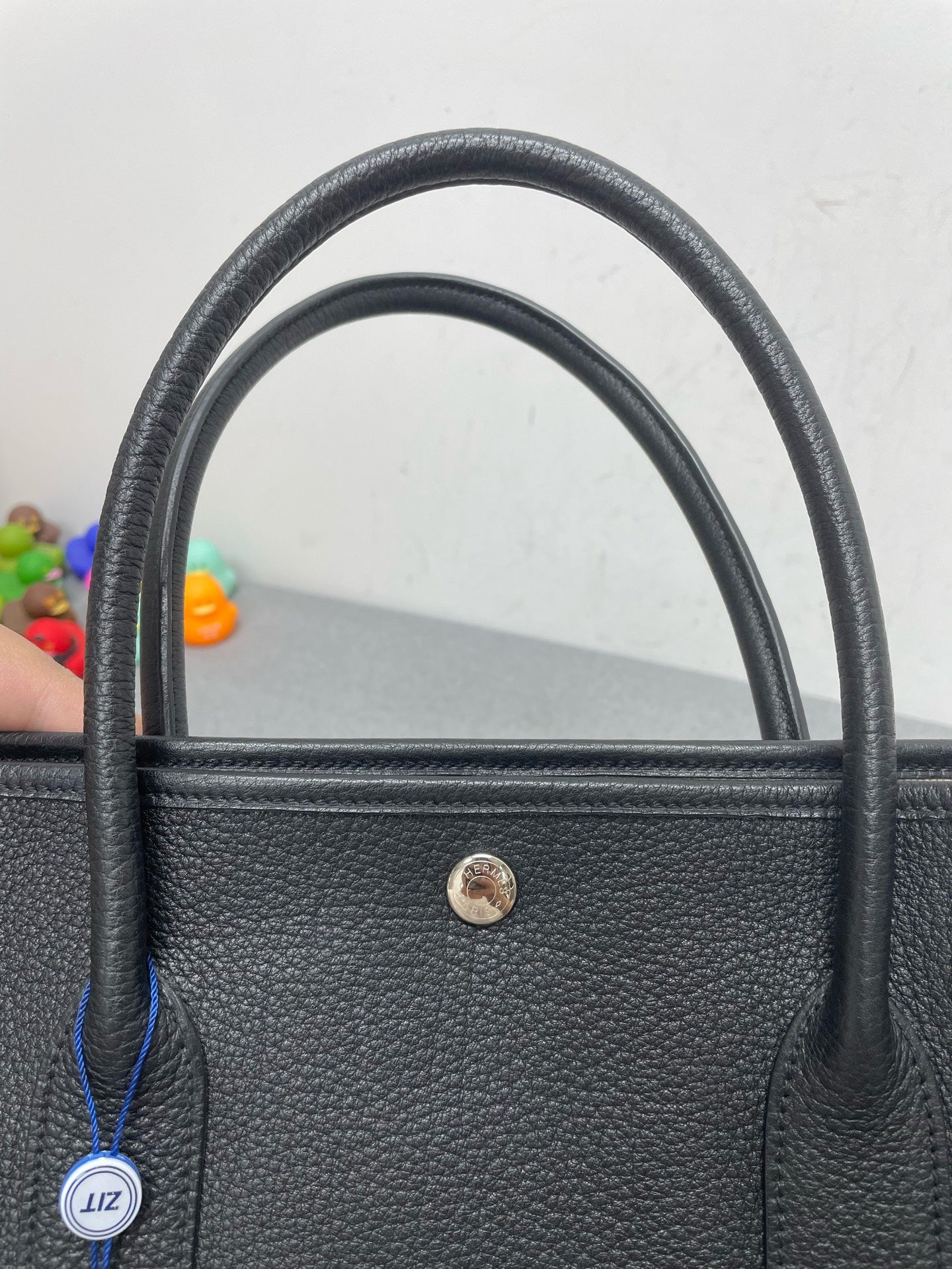 Hermès - Garden Party - Leather - Black - (Large)