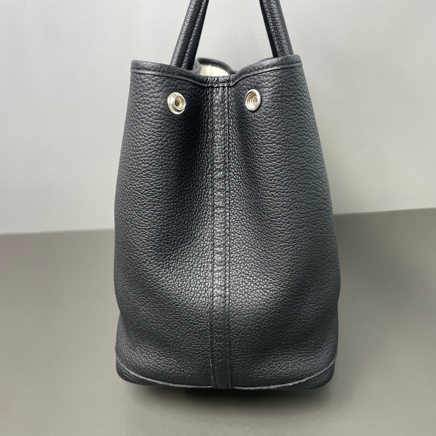 Hermès - Garden Party - Leather - Black - (medium)