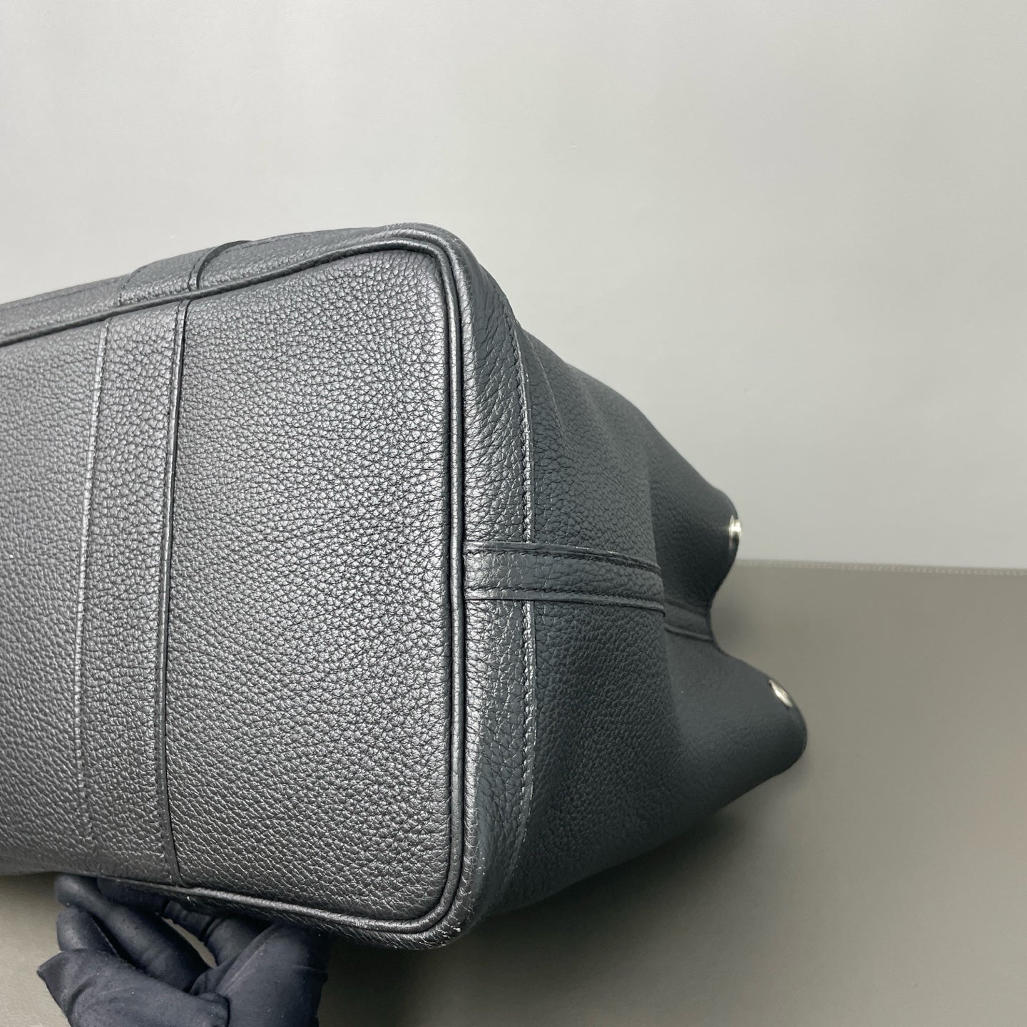Hermès - Garden Party - Leather - Black - (medium)