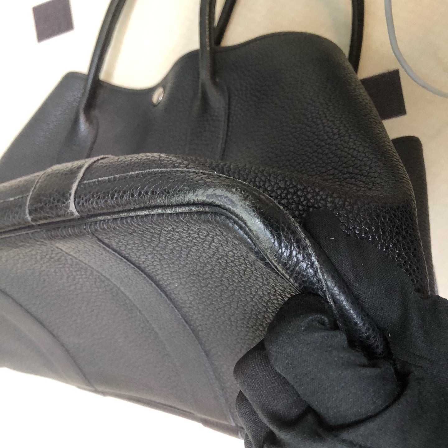 Hermes - Garden Party - Leather - Black - (medium)
