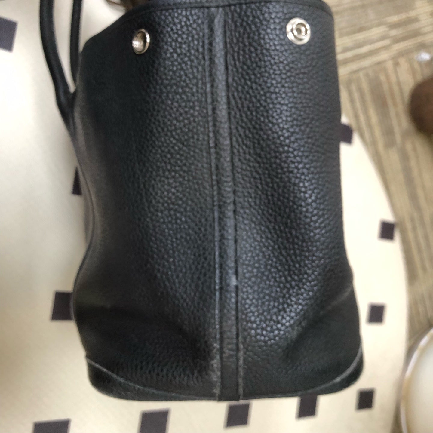 Hermes - Garden Party - Leather - Black - (medium)