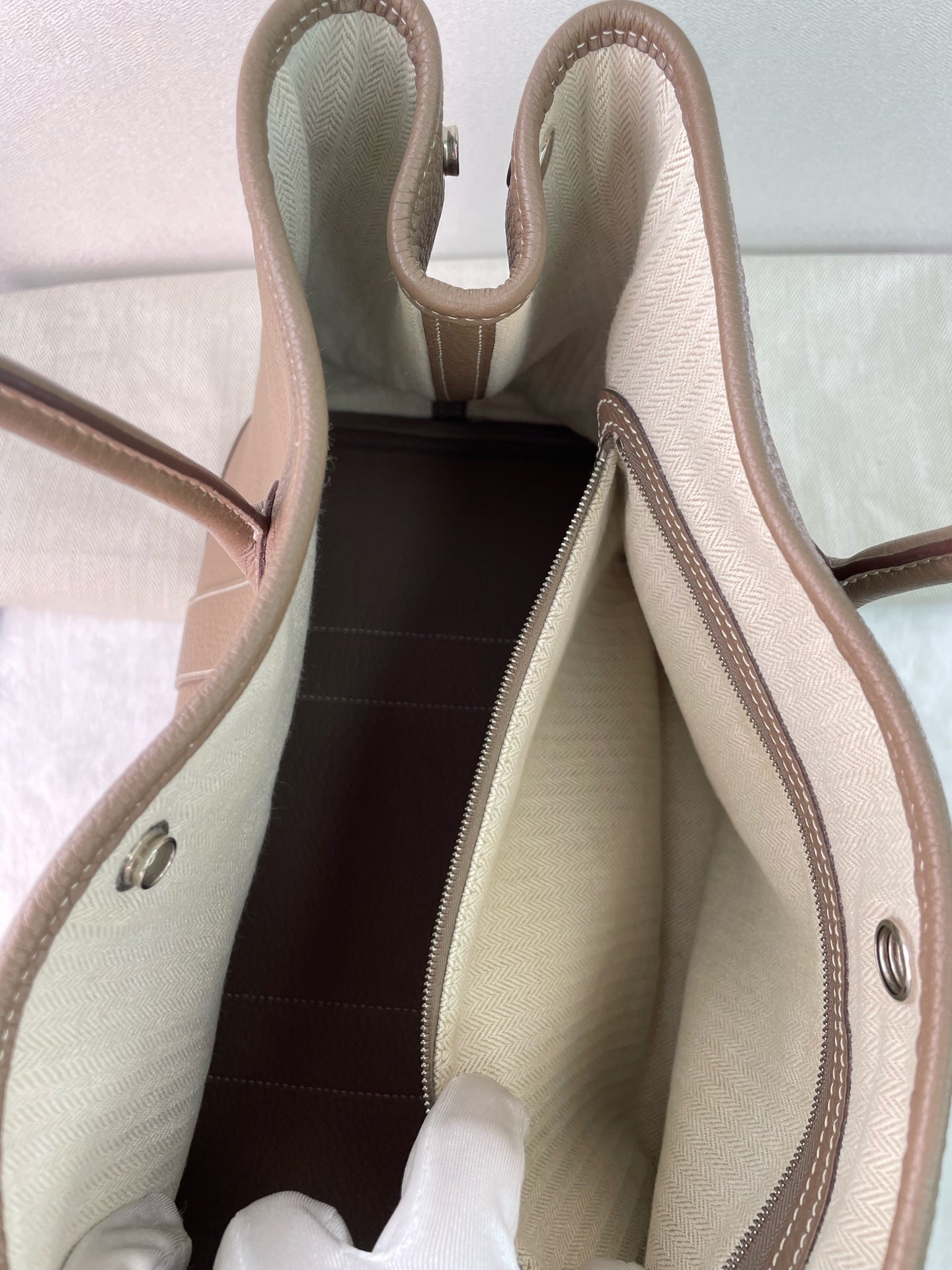 Hermès - Garden Party - Leather - Brown - (medium)