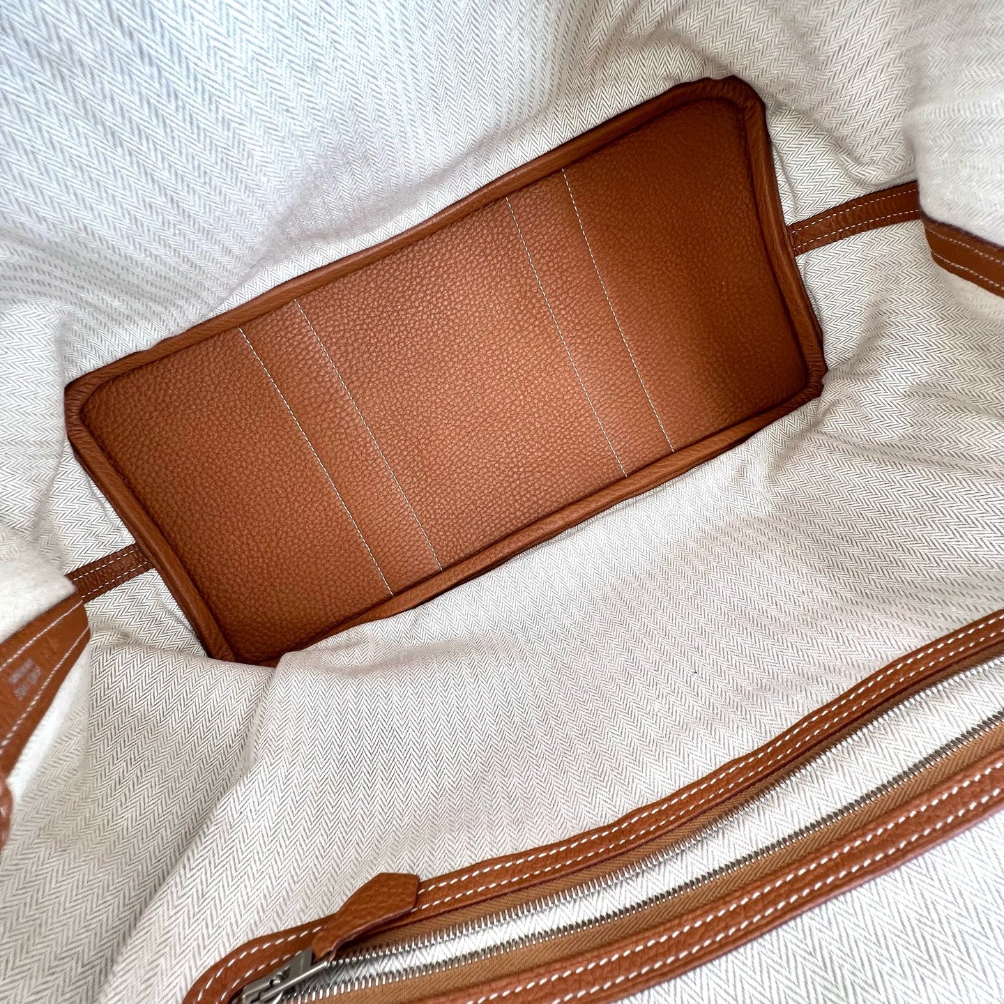 Hermes - Garden Party - Leather - Gold - (medium)