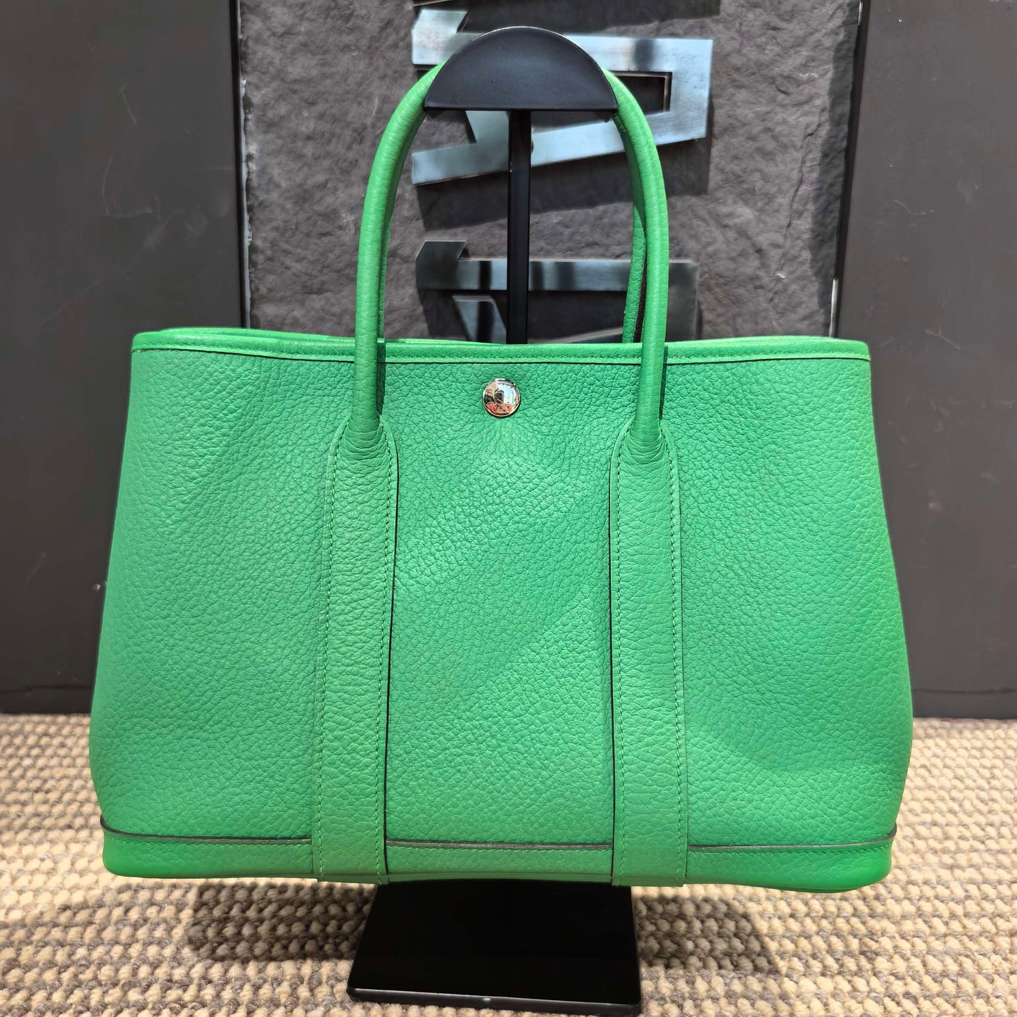 Hermes - Garden Party - Leather - Green - (small)