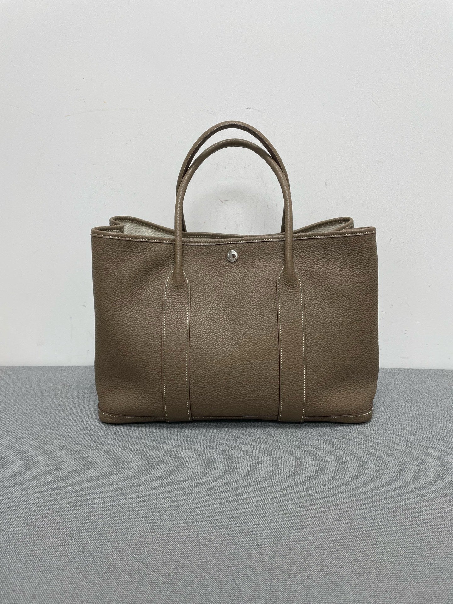 Hermès - Garden Party - Leather - Grey - (Large)