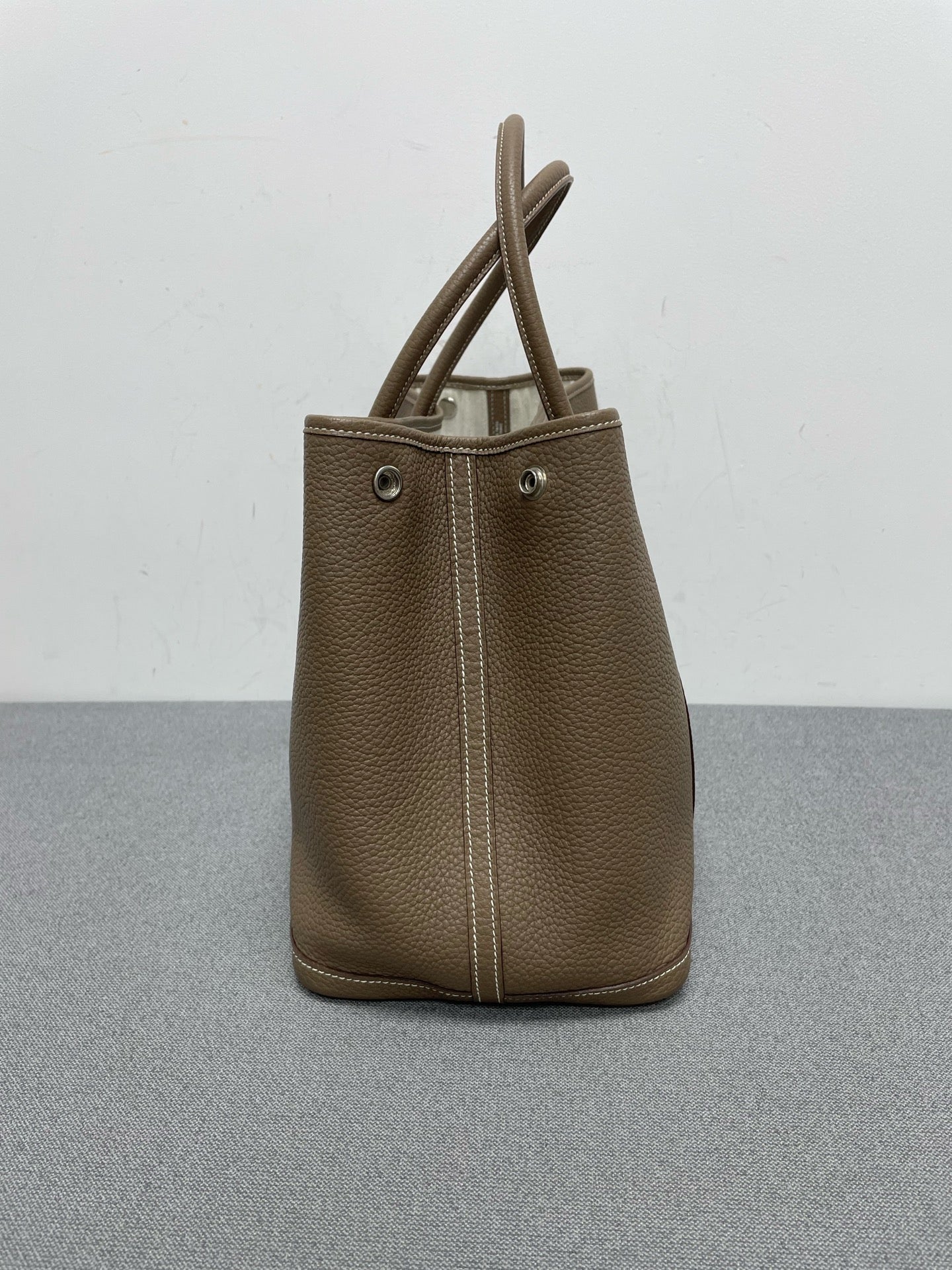Hermès - Garden Party - Leather - Grey - (Large)