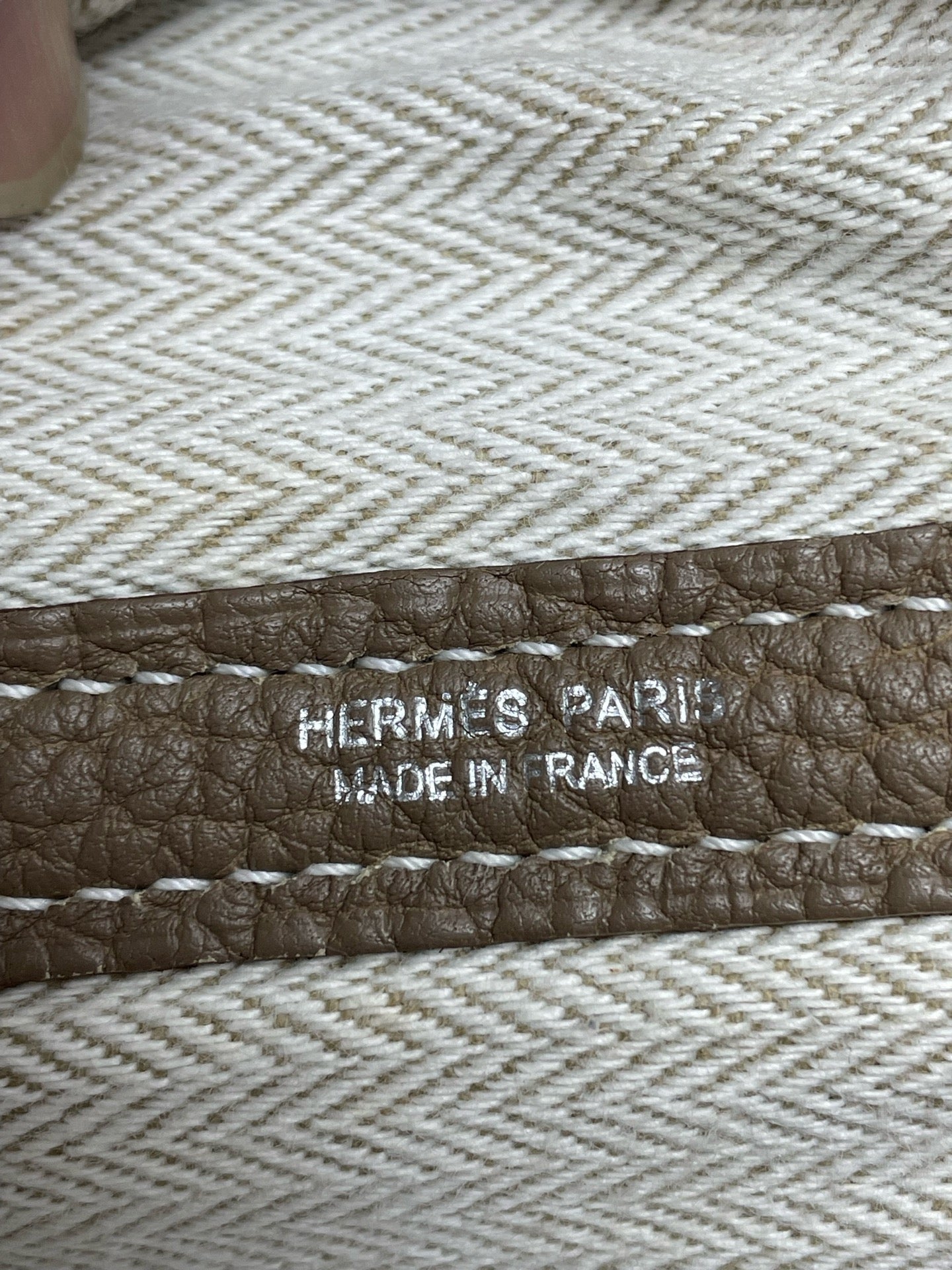 Hermès - Garden Party - Leather - Grey - (Large)