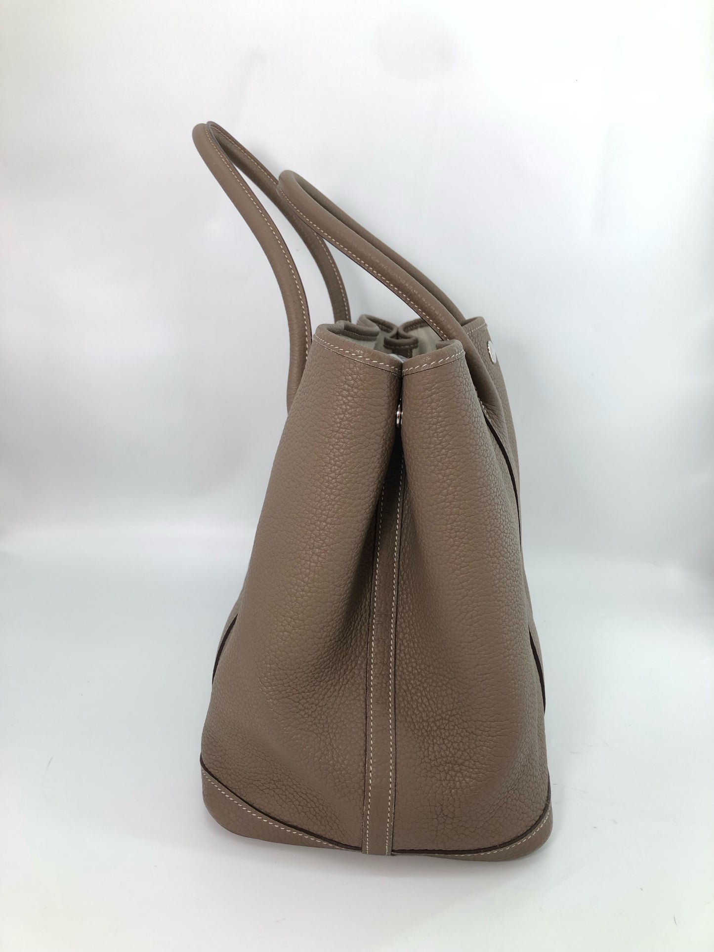 Hermes - Garden Party - Leather - Grey - (medium)