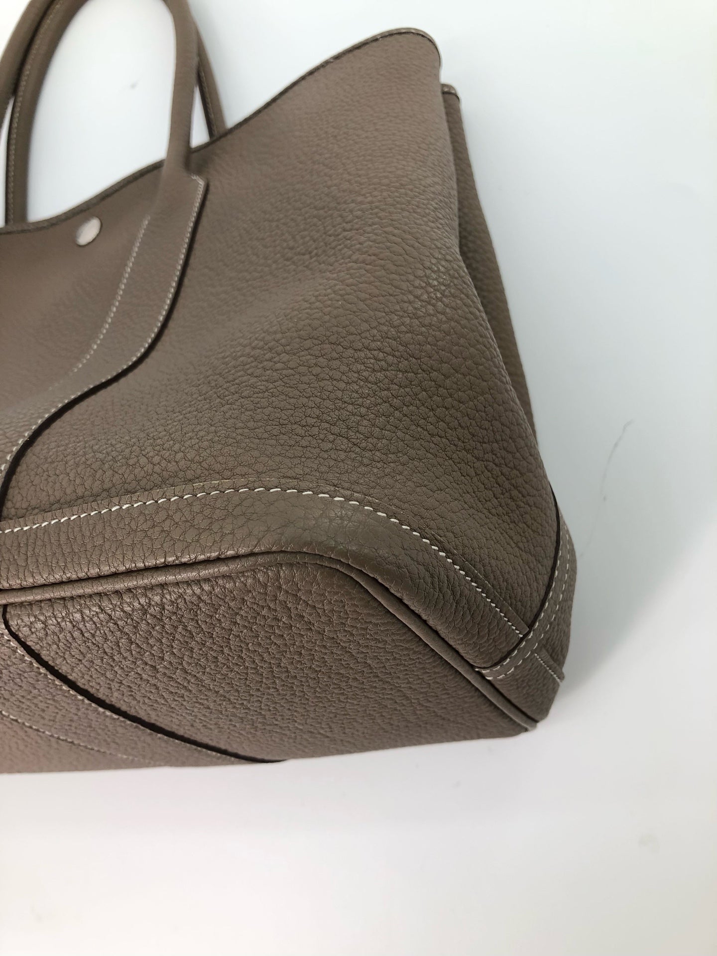 Hermes - Garden Party - Leather - Grey - (medium)