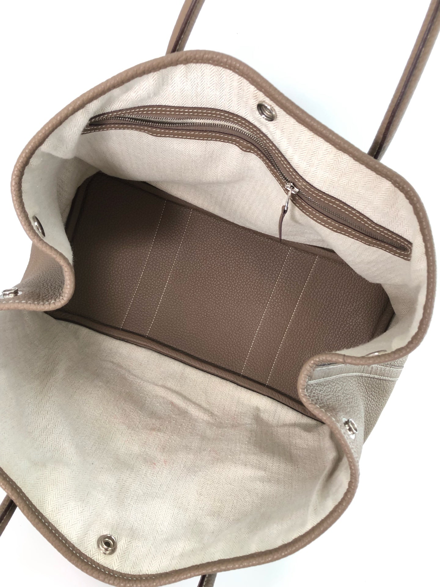 Hermes - Garden Party - Leather - Grey - (medium)