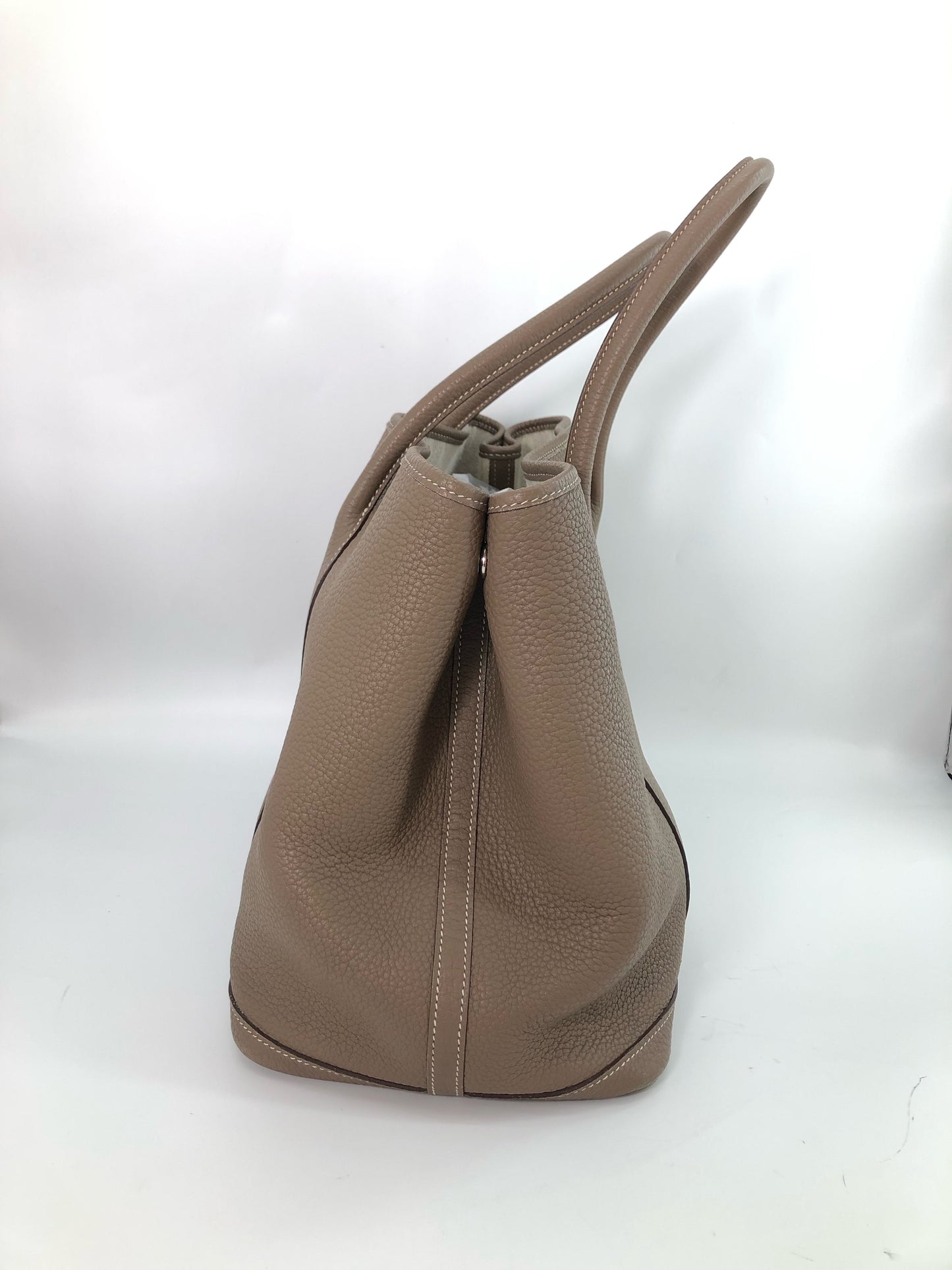 Hermes - Garden Party - Leather - Grey - (medium)