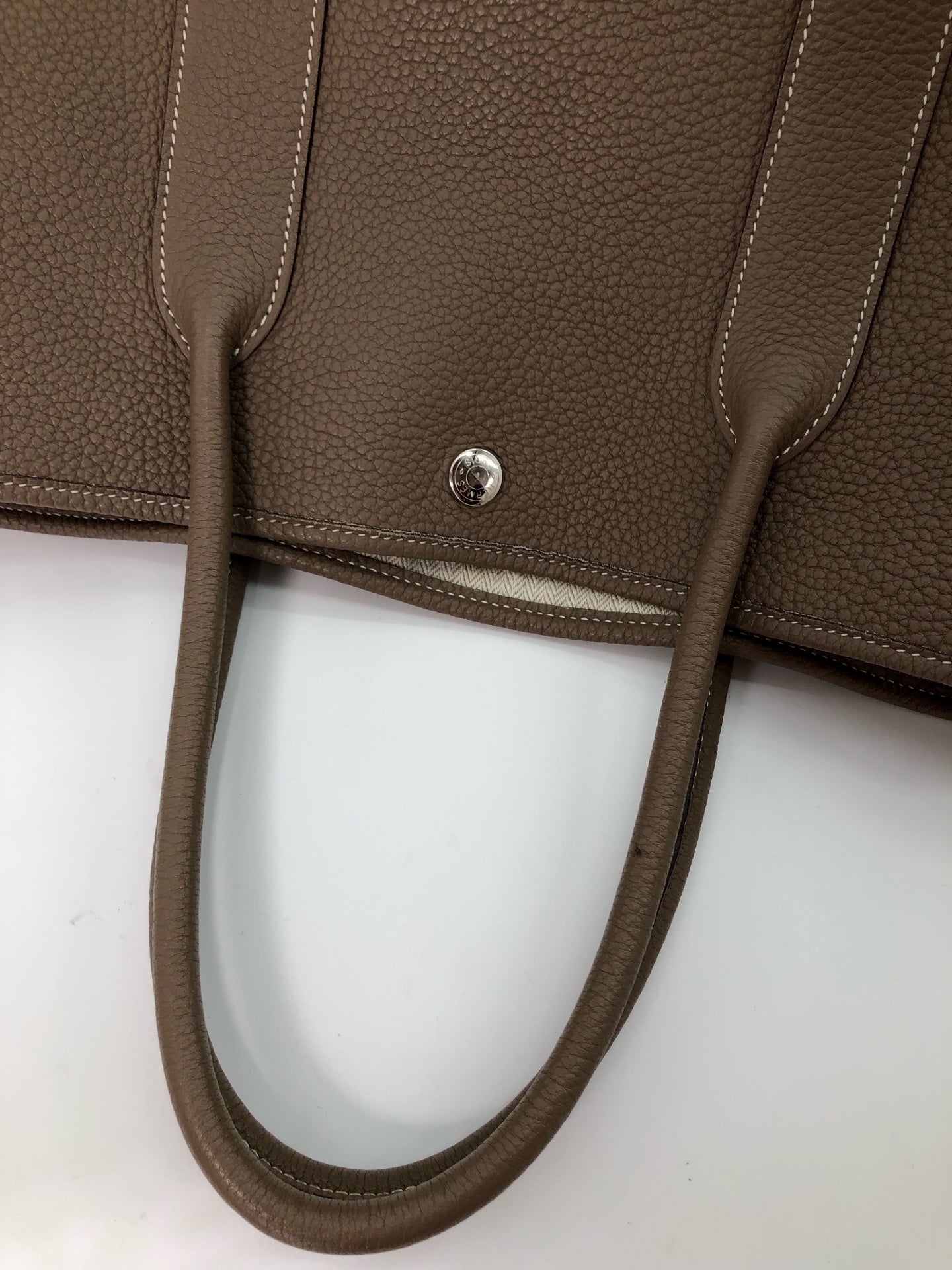 Hermes - Garden Party - Leather - Grey - (medium)