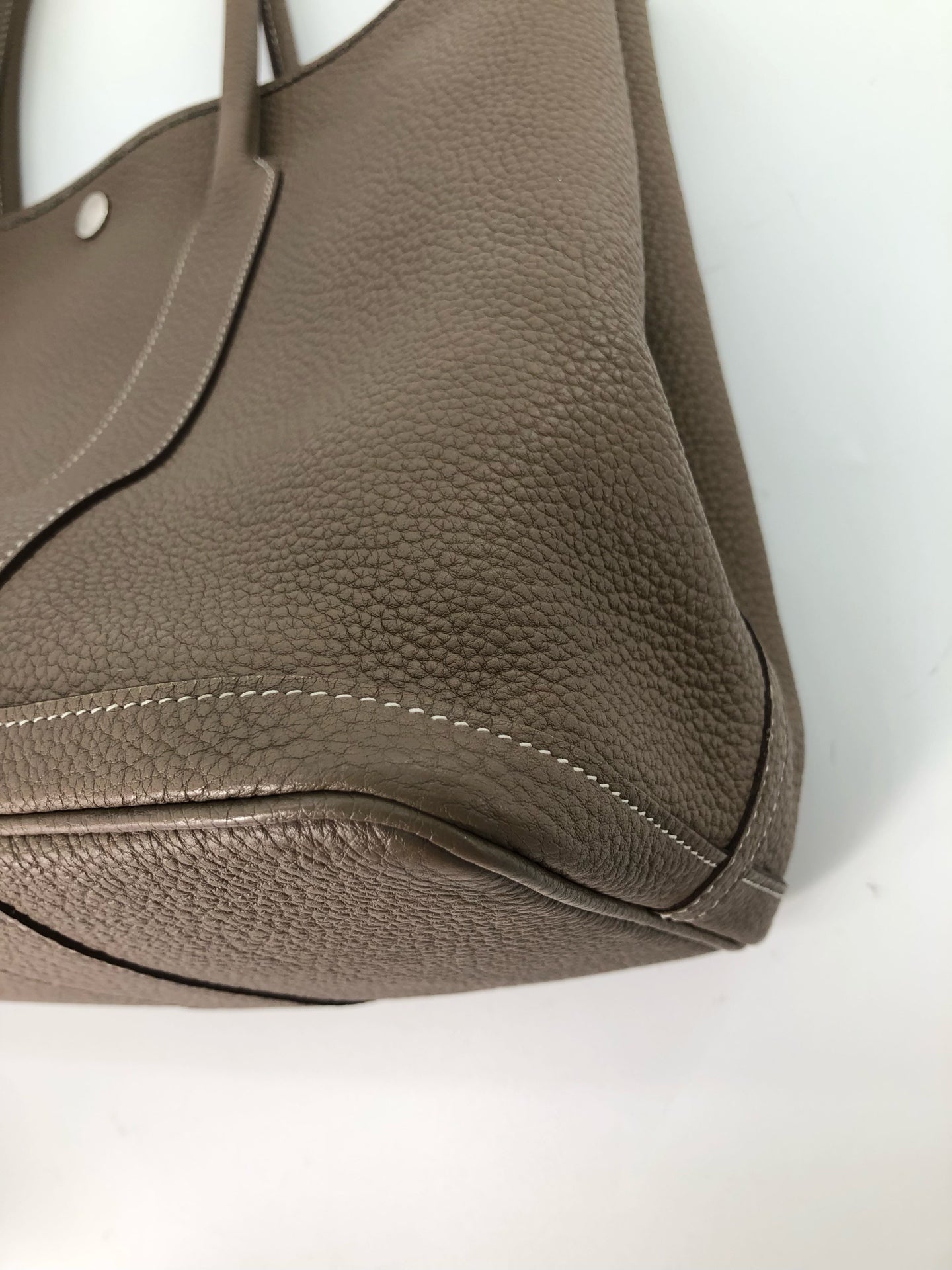 Hermes - Garden Party - Leather - Grey - (medium)