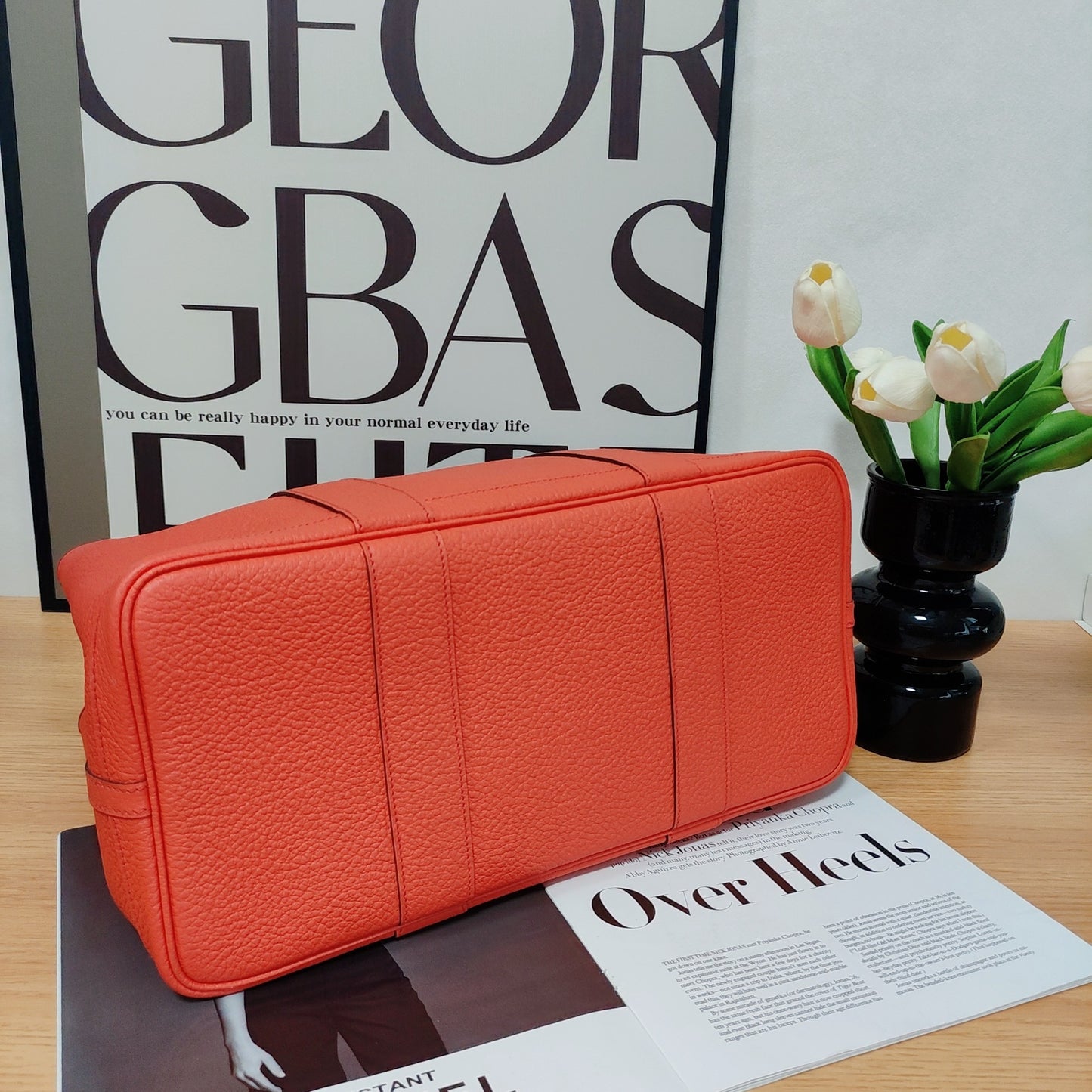 Hermes - Garden Party - Leather - Orange - (large)