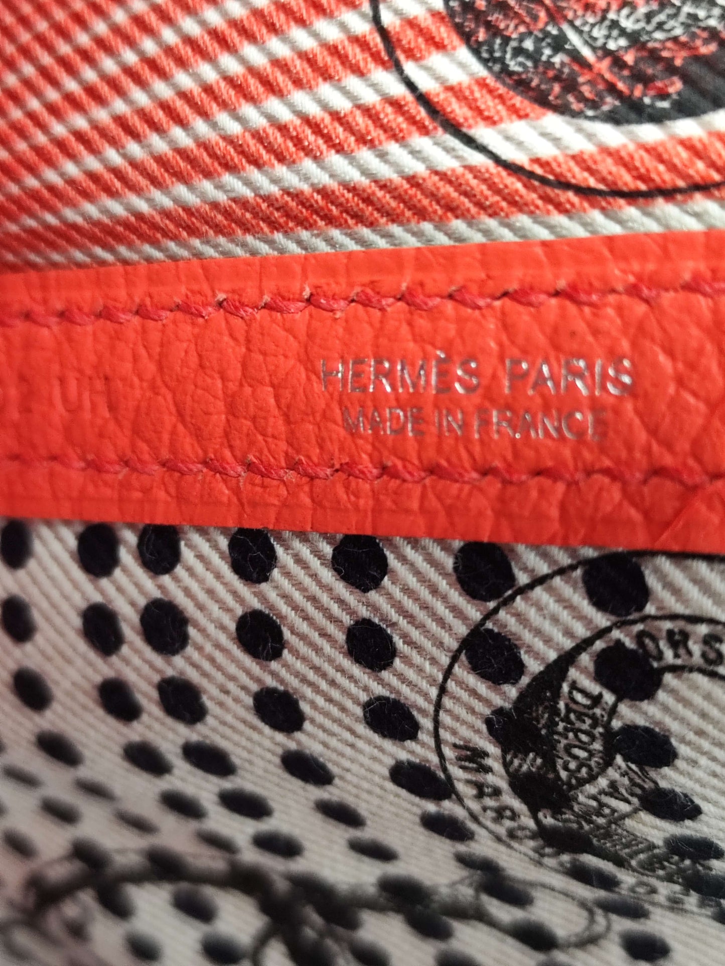 Hermes - Garden Party - Leather - Orange - (large)