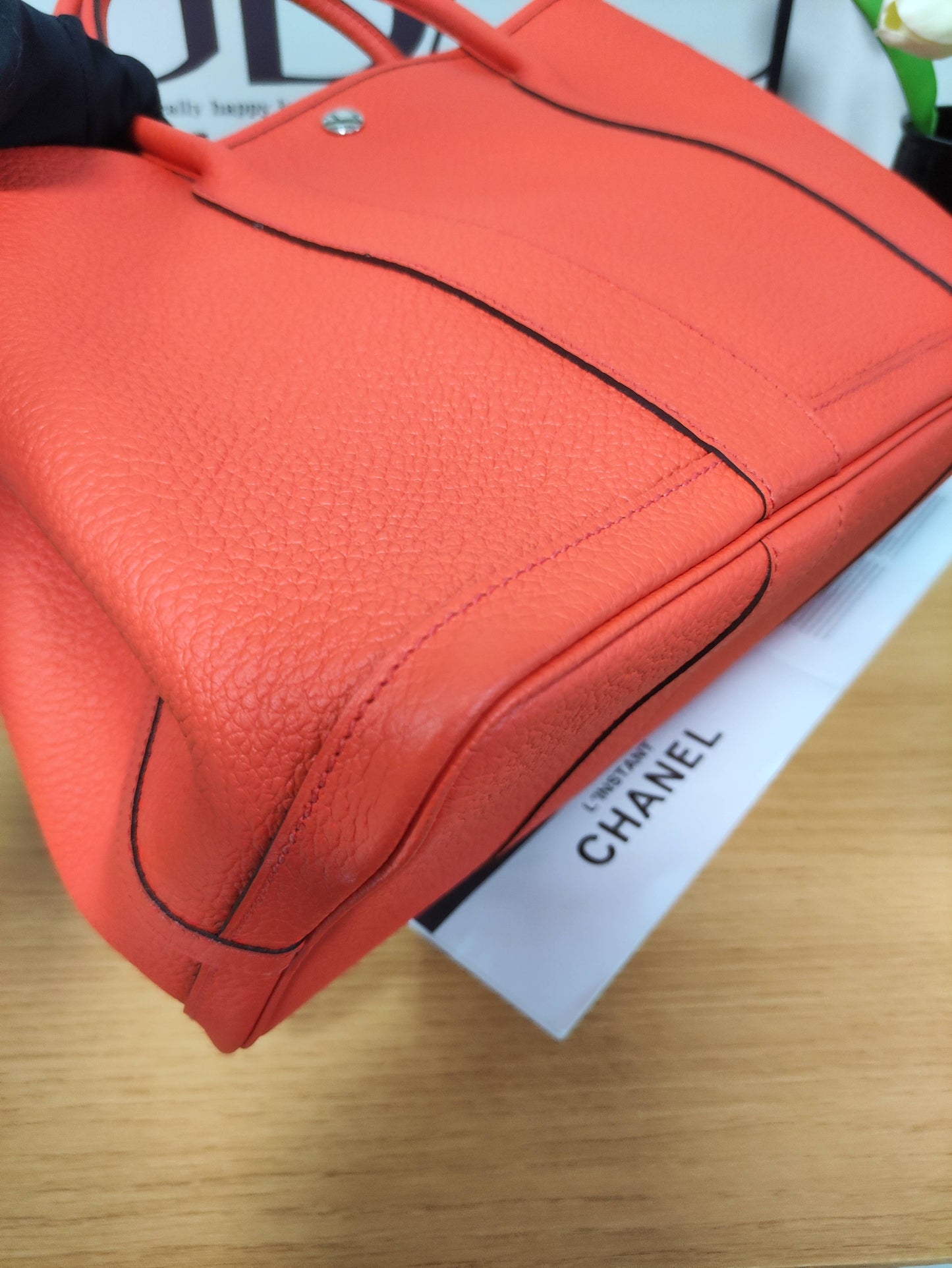 Hermes - Garden Party - Leather - Orange - (large)