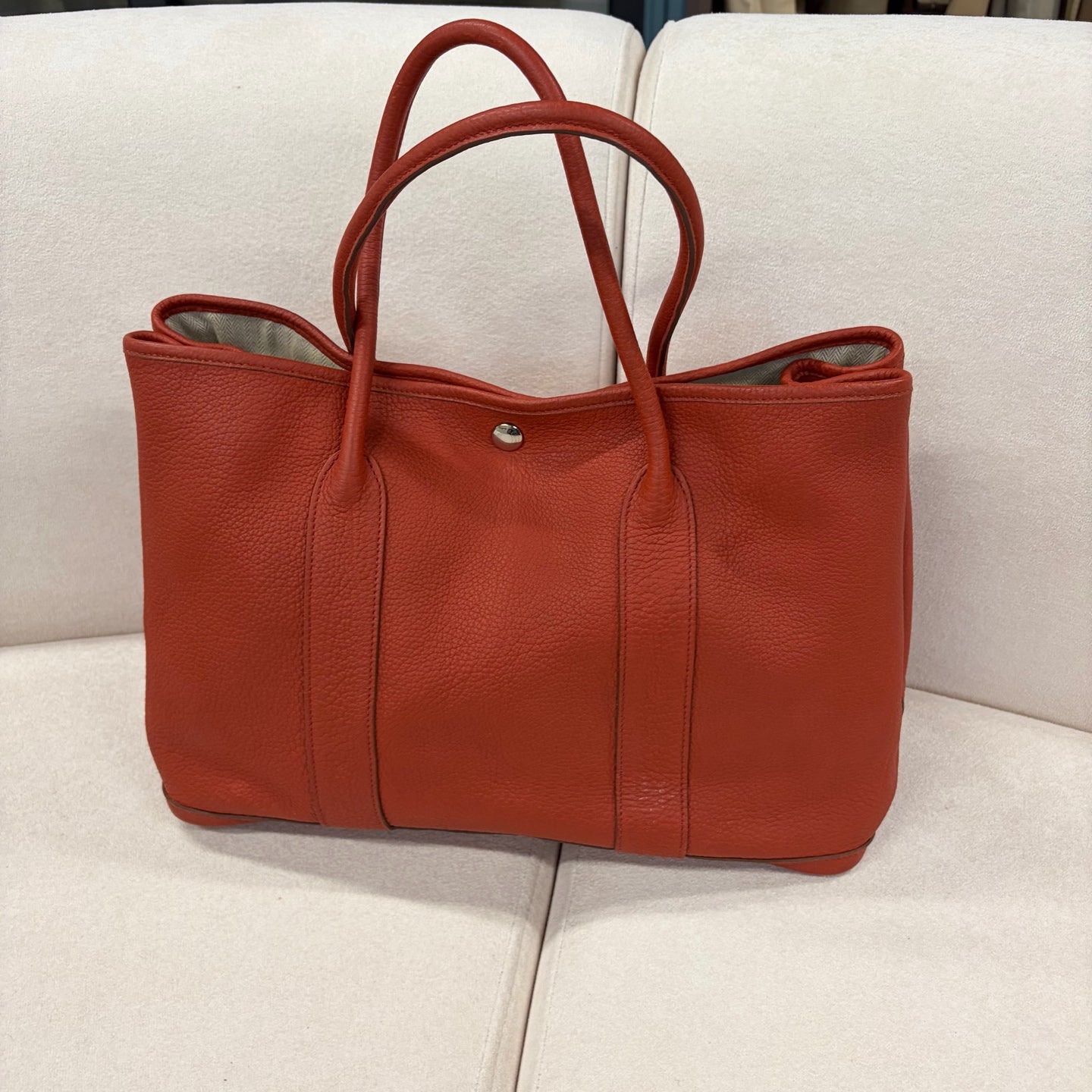 Hermes - Garden Party - Leather - Orange - (medium)
