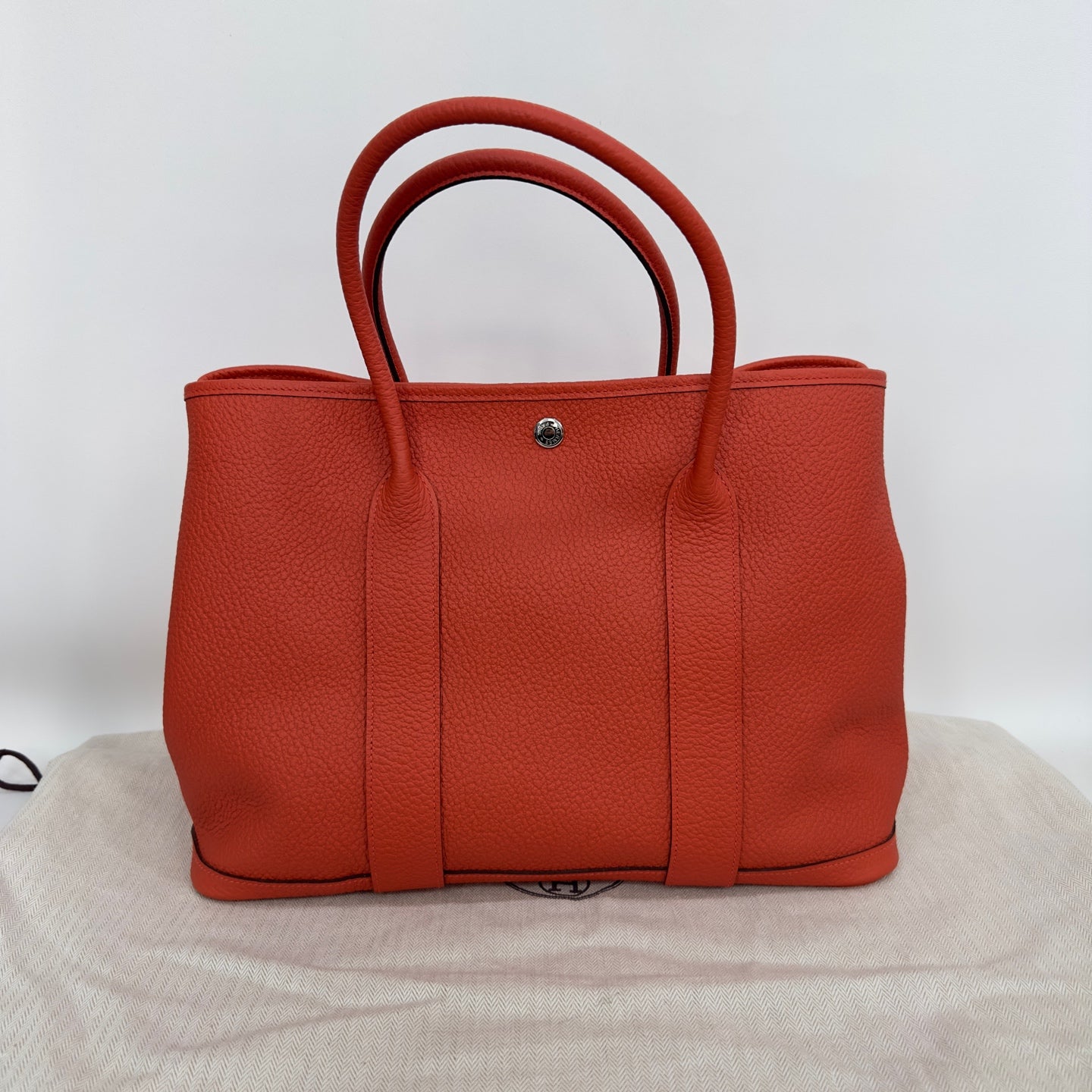 Hermes - Garden Party - Leather - Orange - (medium)
