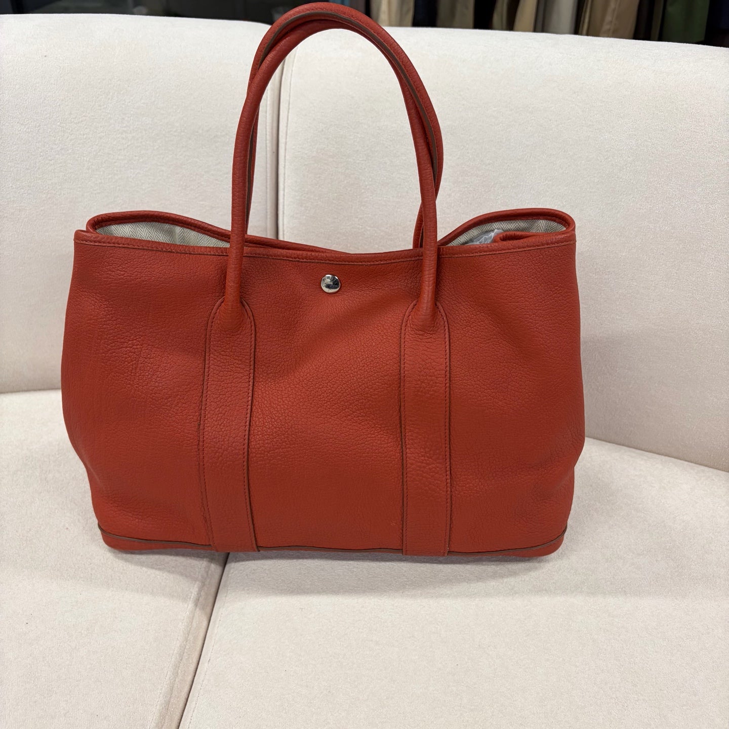 Hermes - Garden Party - Leather - Orange - (medium)