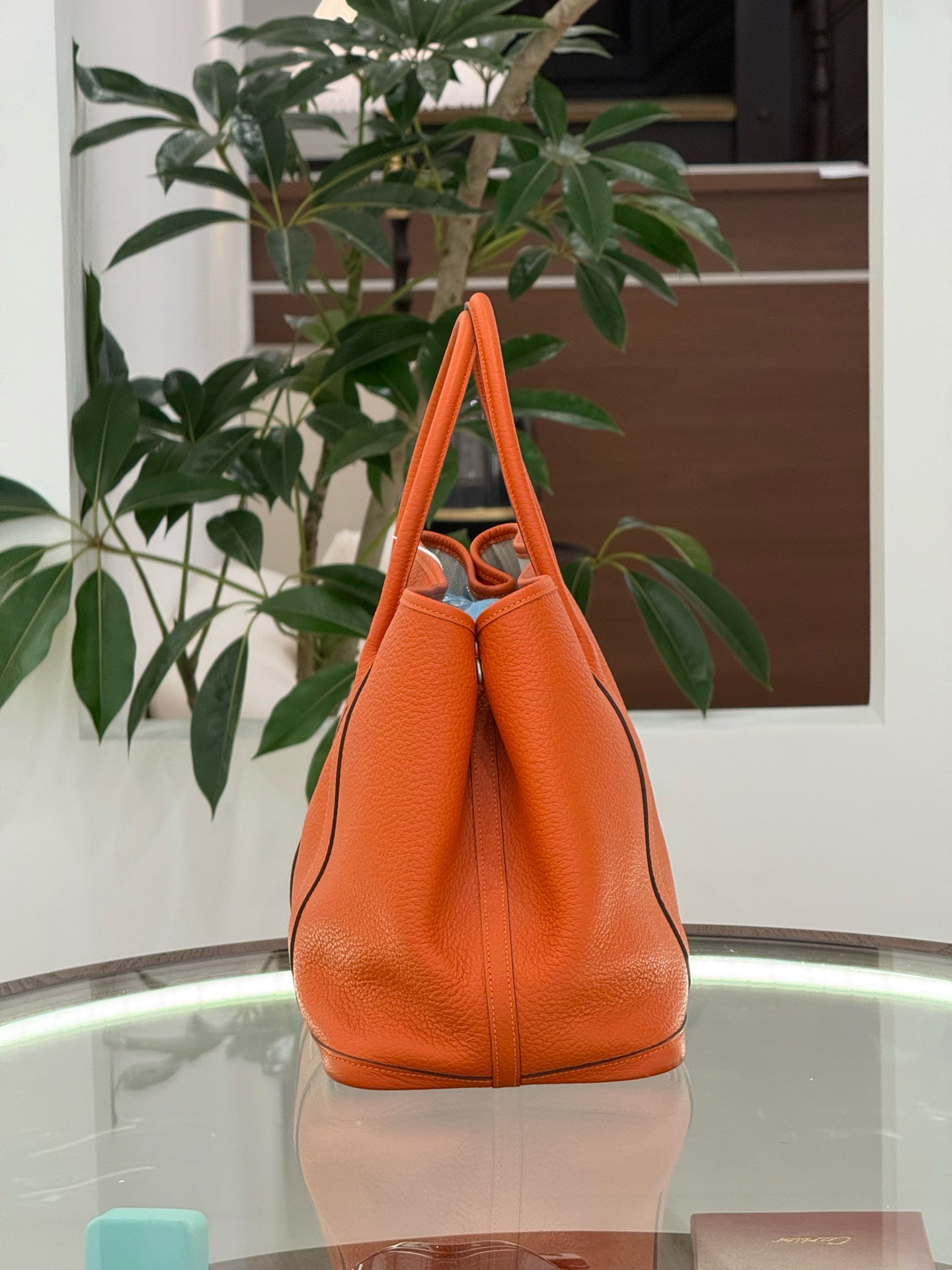 Hermes - Garden Party - Leather - Orange - (medium)