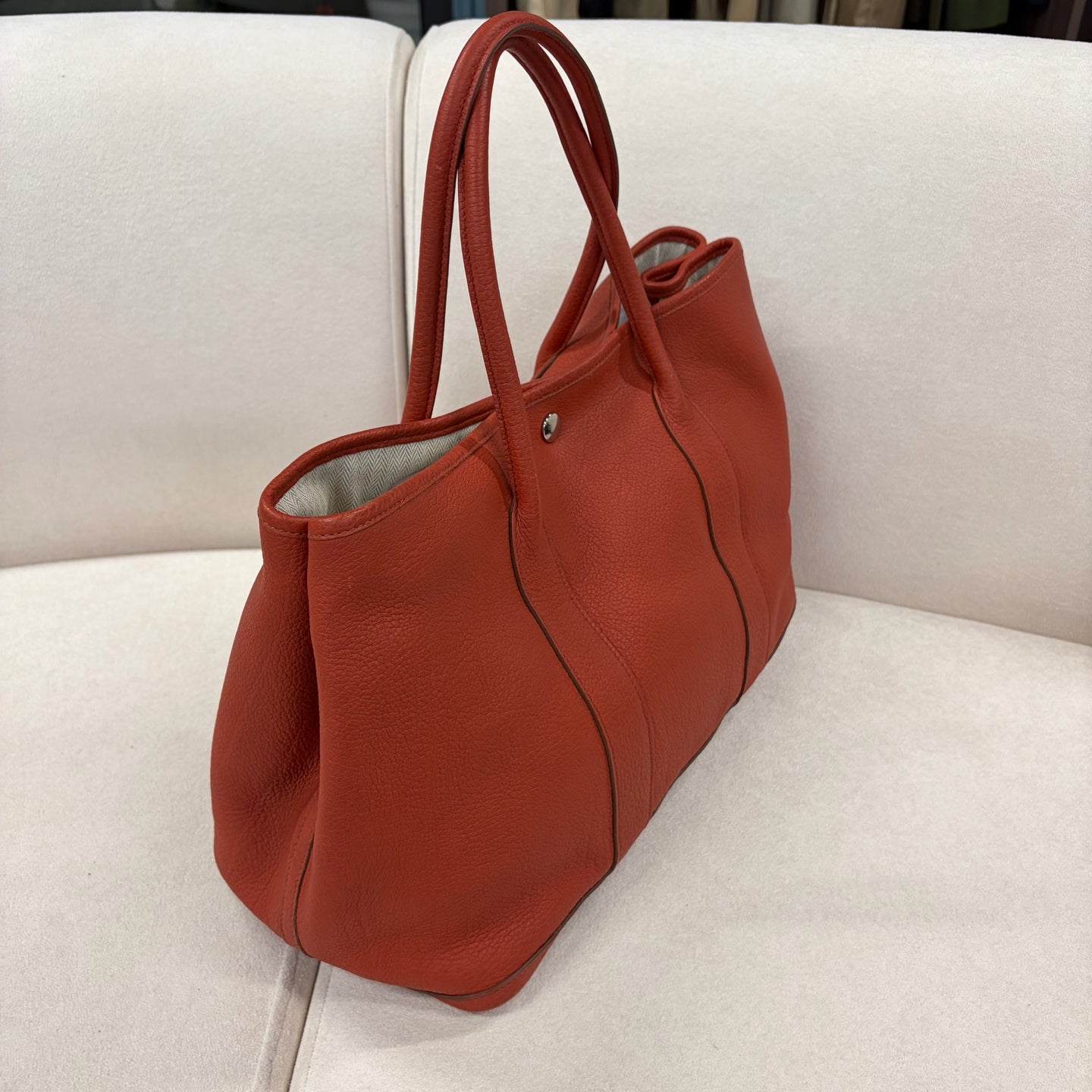 Hermes - Garden Party - Leather - Orange - (medium)