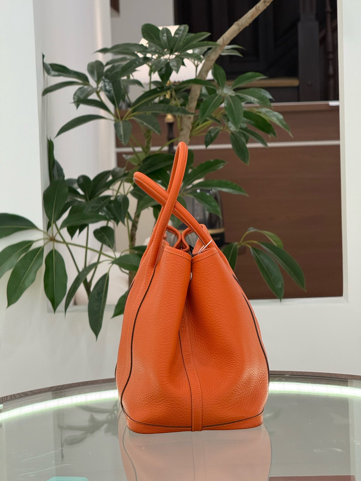 Hermes - Garden Party - Leather - Orange - (medium)