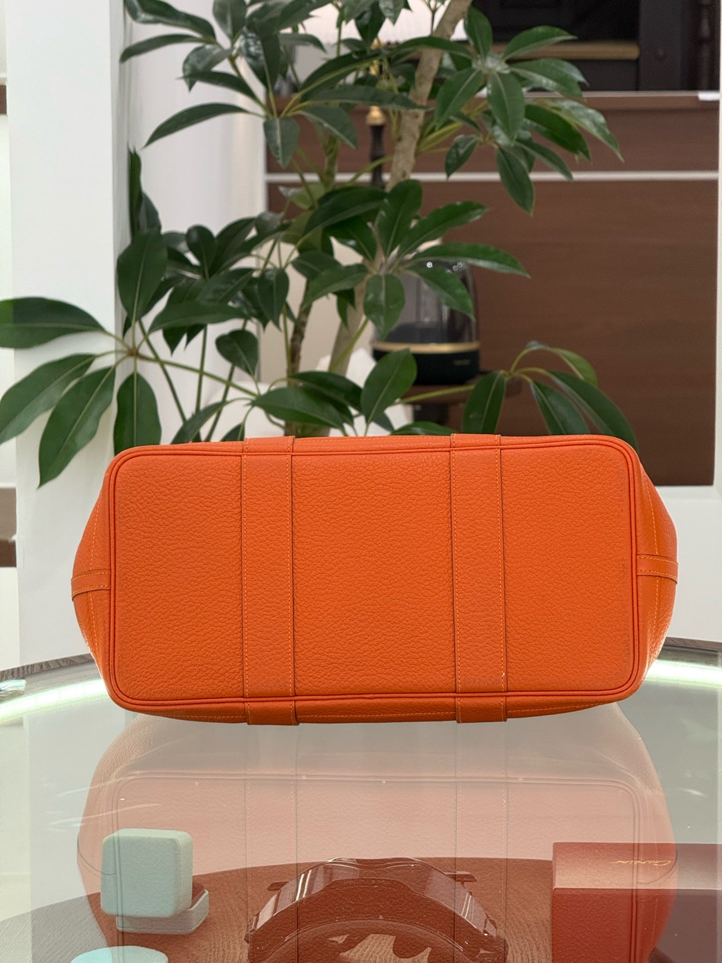 Hermes - Garden Party - Leather - Orange - (medium)