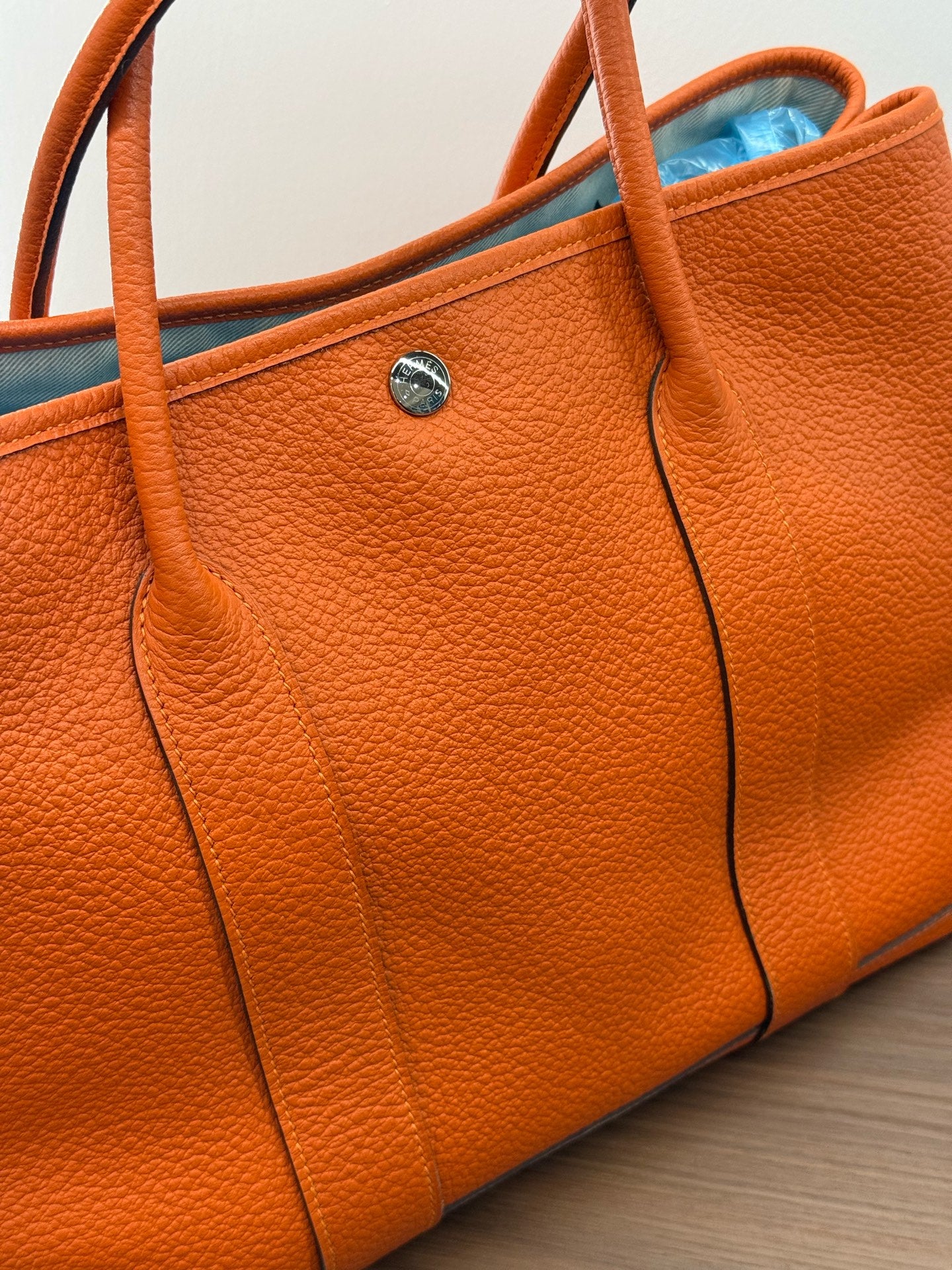 Hermes - Garden Party - Leather - Orange - (medium)