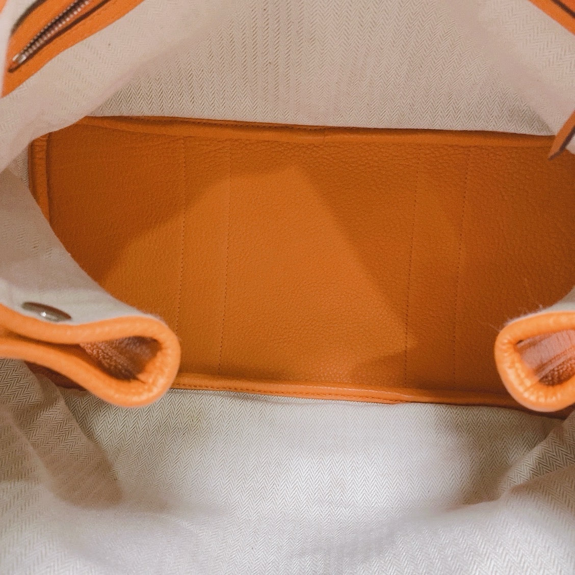 Hermes - Garden Party - Leather - Orange - (medium)