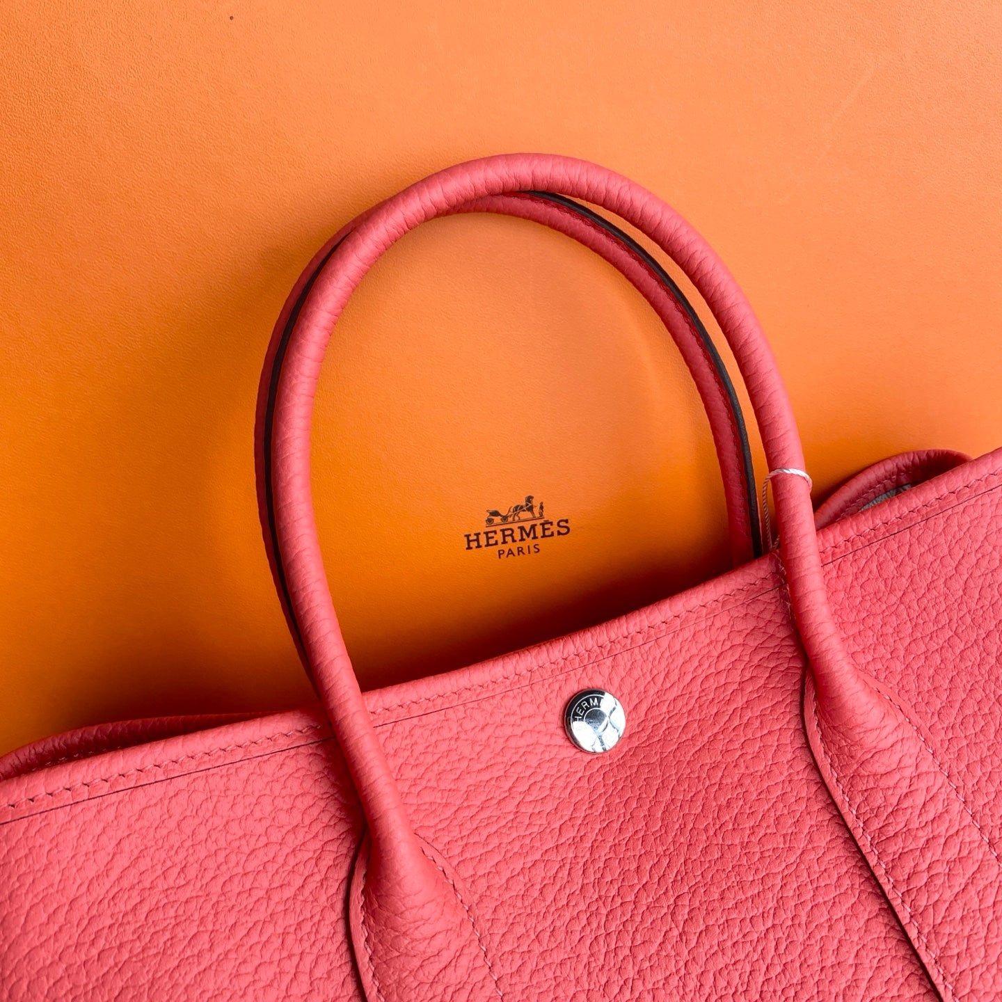 Hermès - Garden Party - Negonda leather - Texas Pink with Silver-Tone Hardware - (medium)