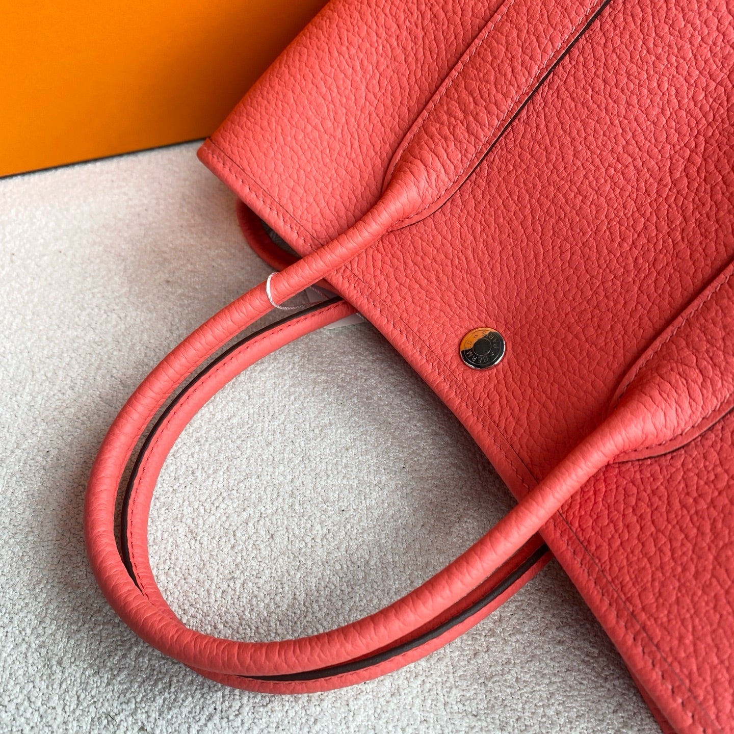 Hermès - Garden Party - Negonda leather - Texas Pink with Silver-Tone Hardware - (medium)