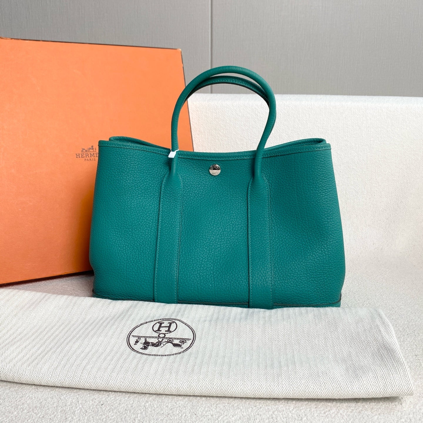 Hermès - Garden Party - Togo leather - Verona Green - (medium)
