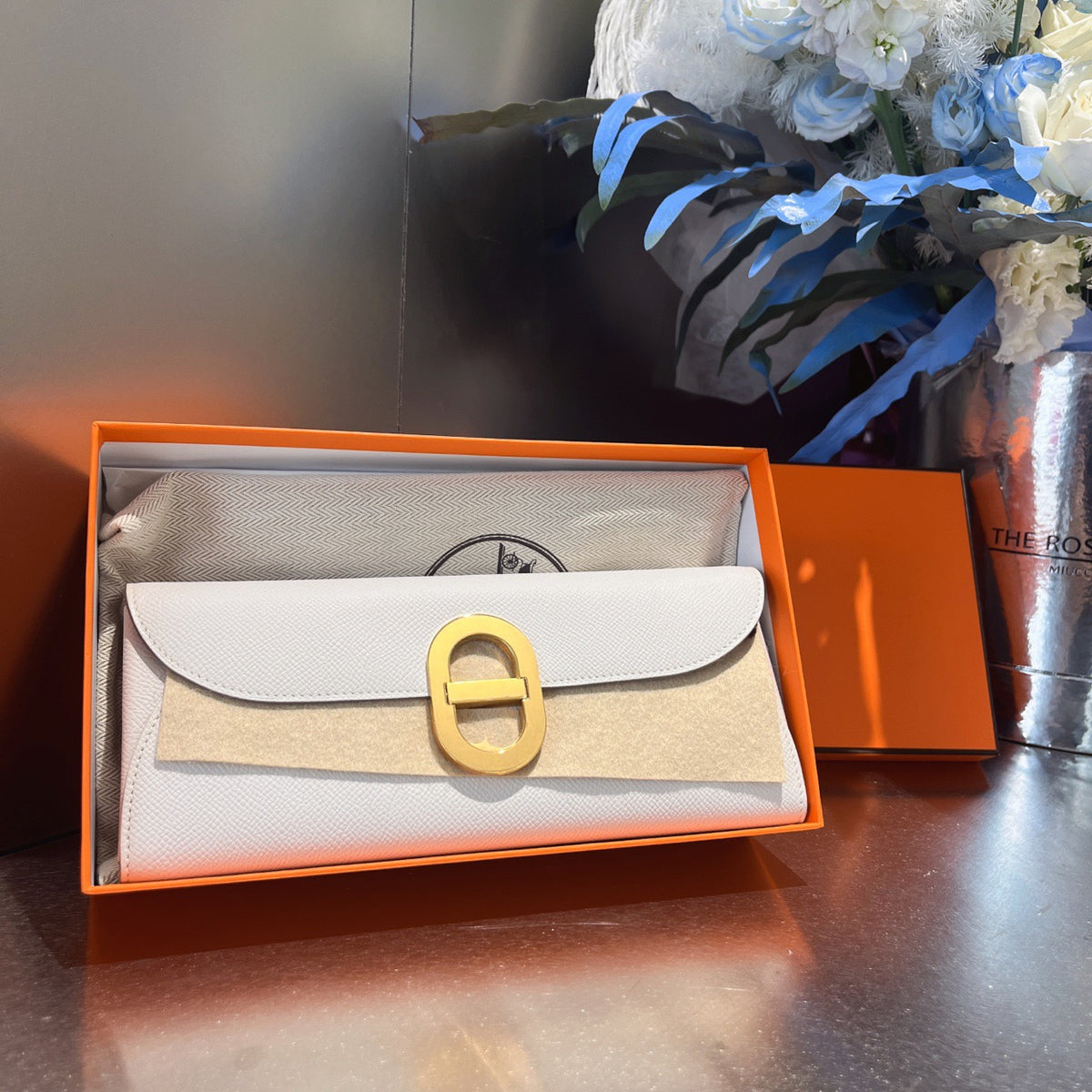 Hermes - Gourmette To Go - Leather - Grey