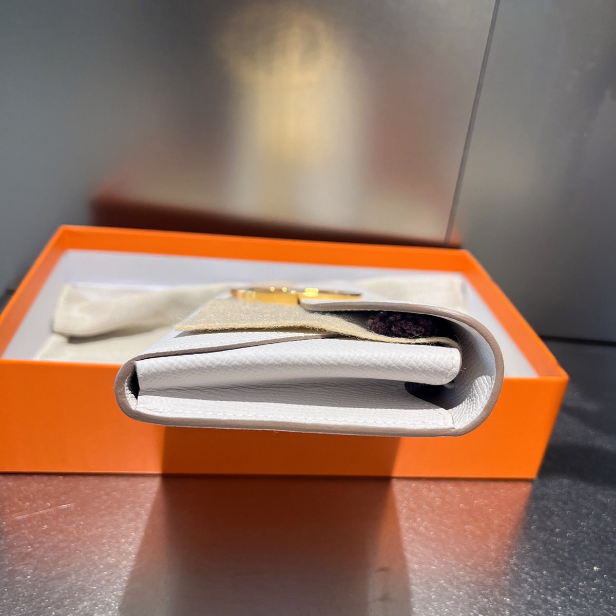 Hermes - Gourmette To Go - Leather - Grey