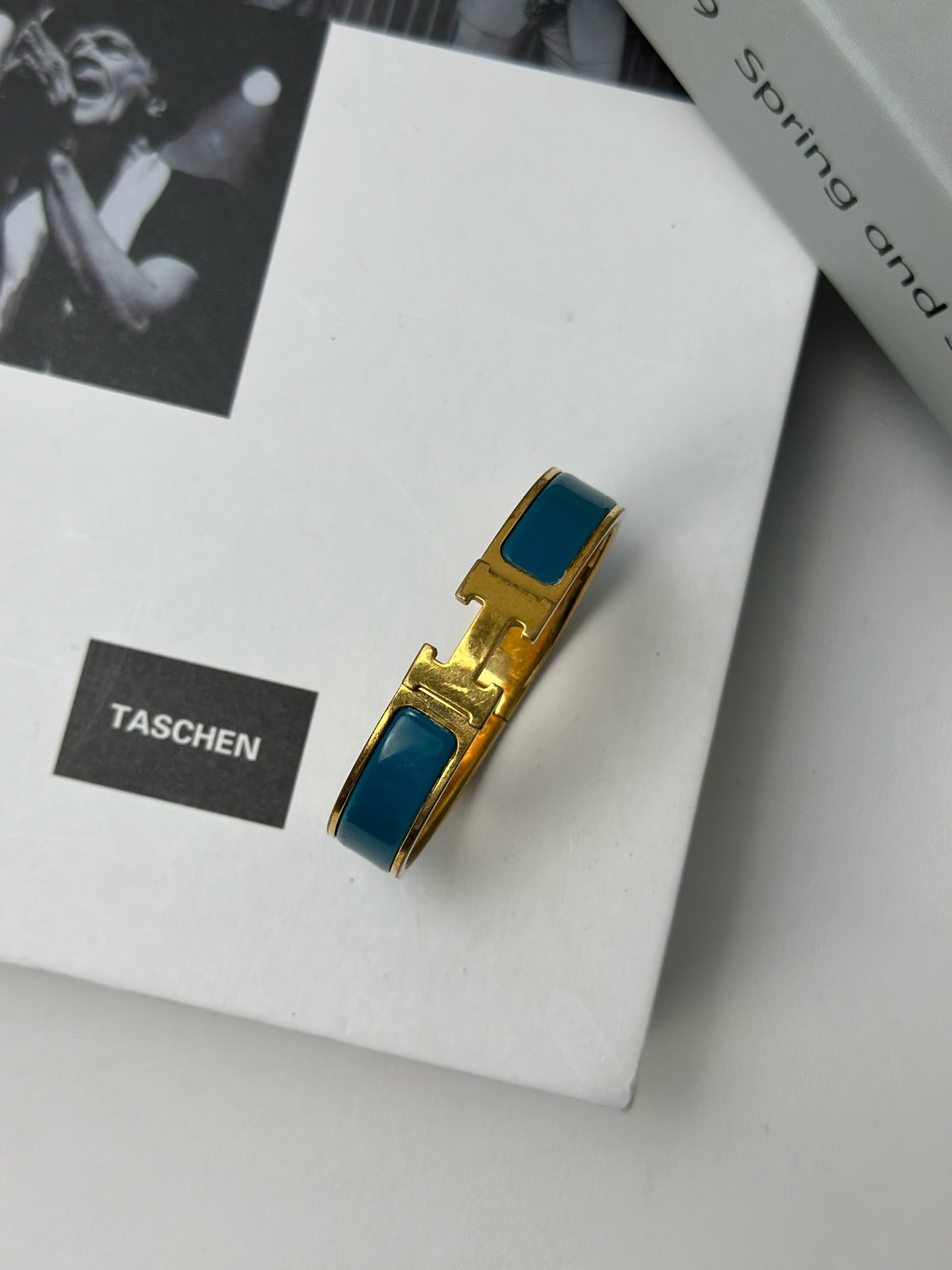 Hermès - H bracelet - Metal - Blue