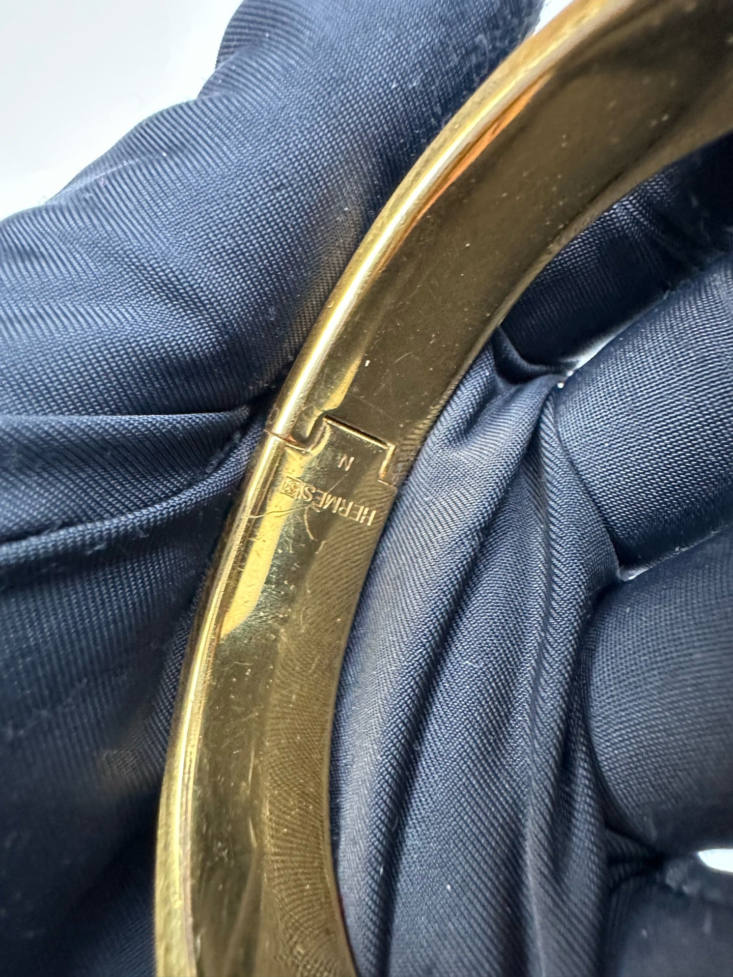 Hermès - H bracelet - Metal - Blue