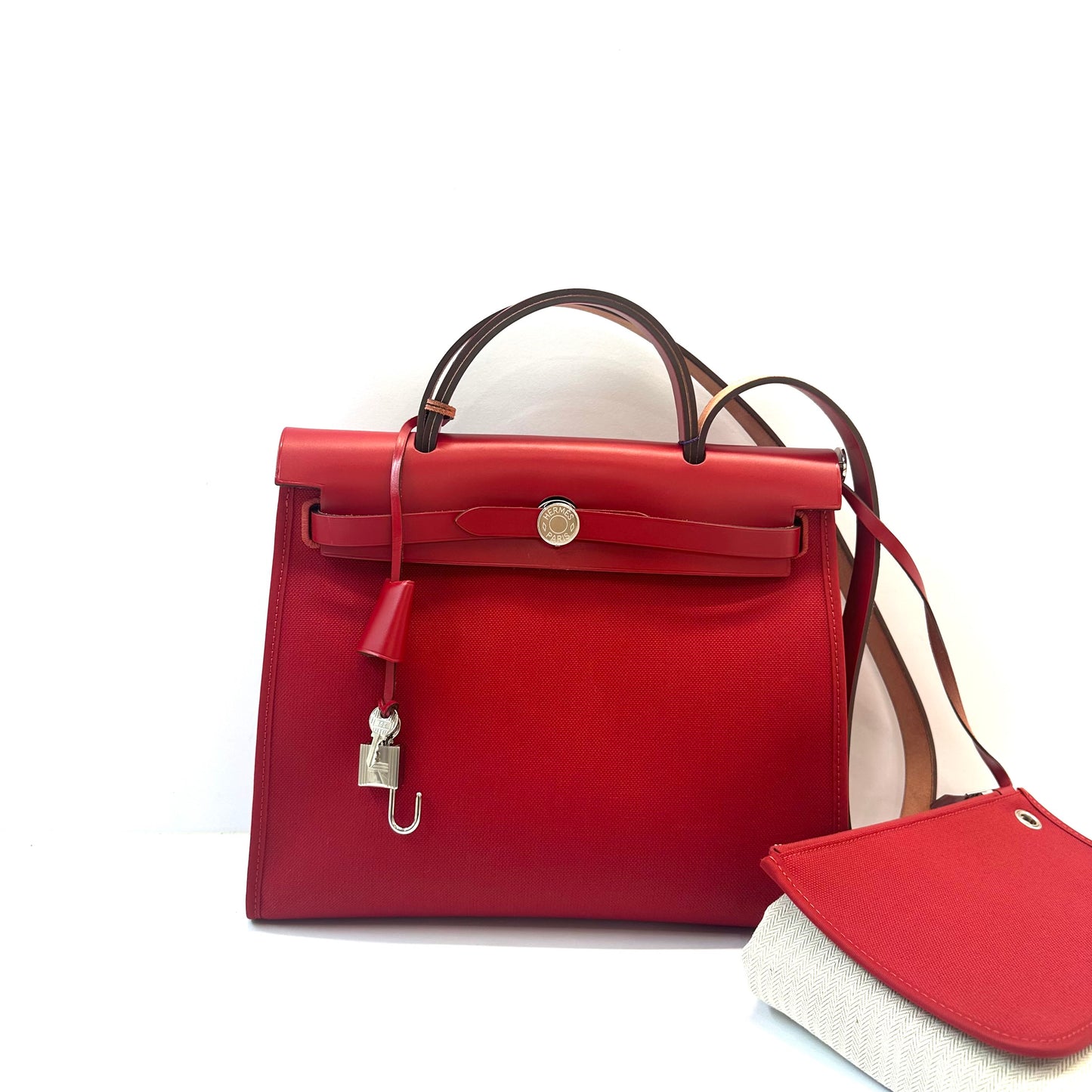 Hermes - Herbag - Cloth - Red