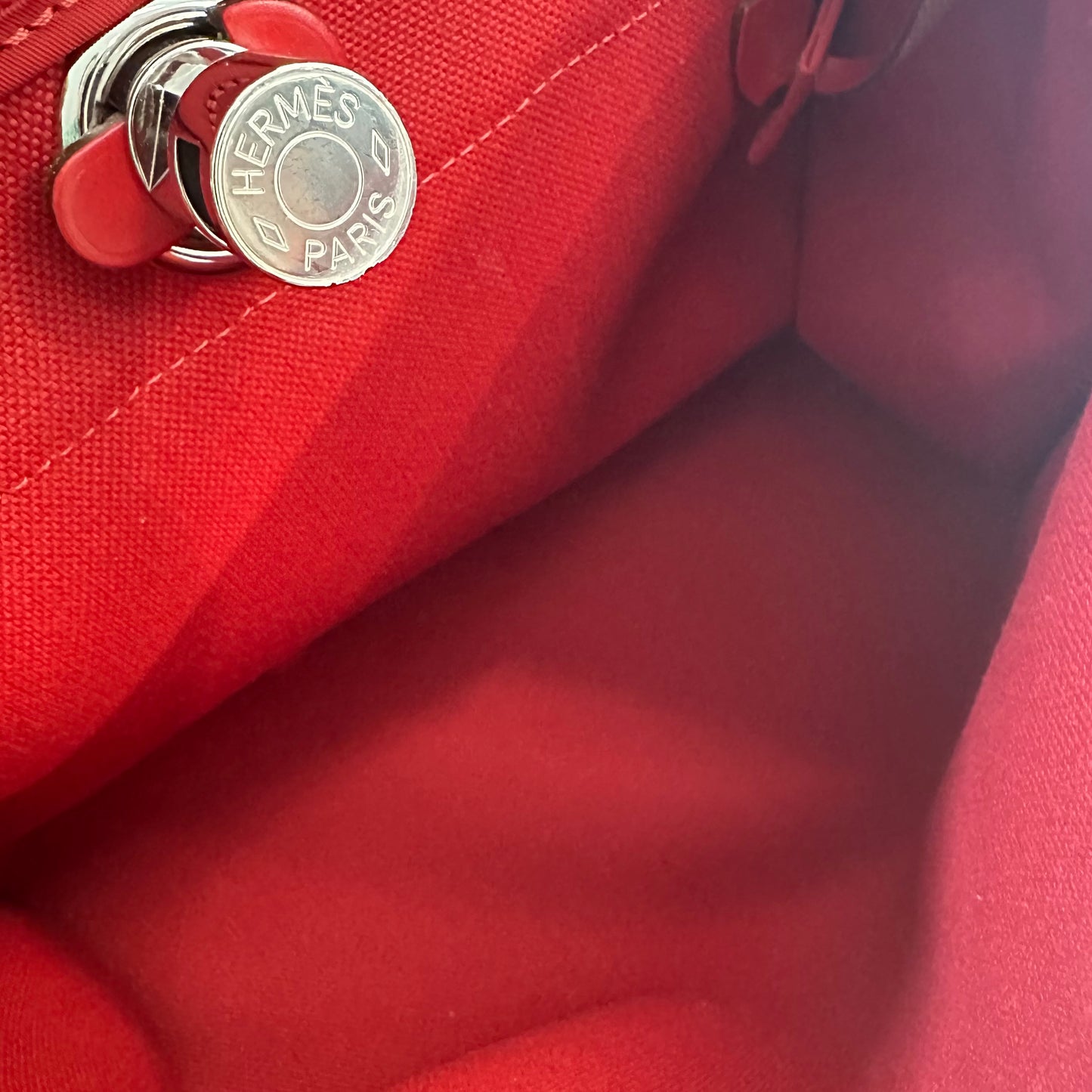 Hermes - Herbag - Cloth - Red