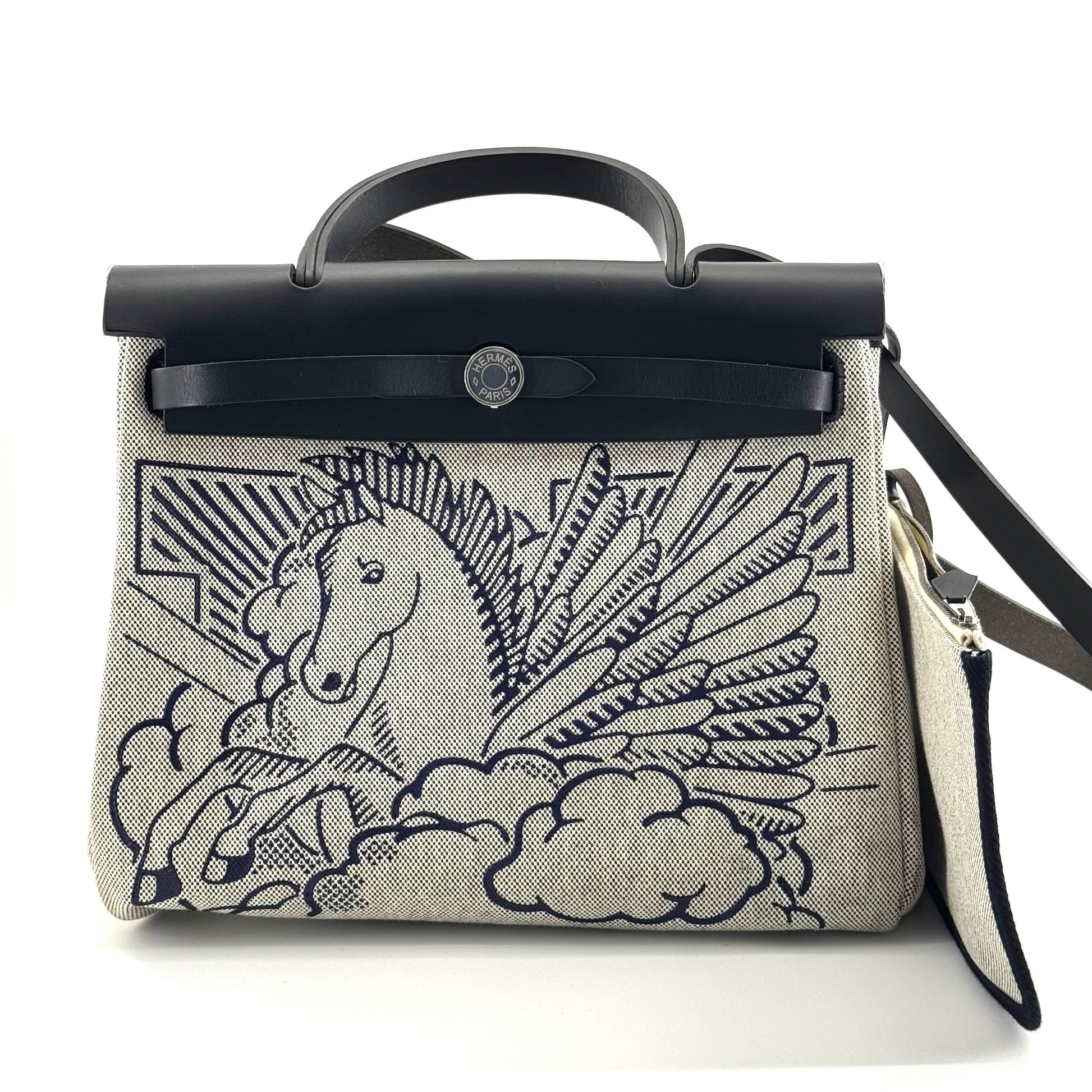 Hermes Herbag 31 Canvas Multicolour - view 1
