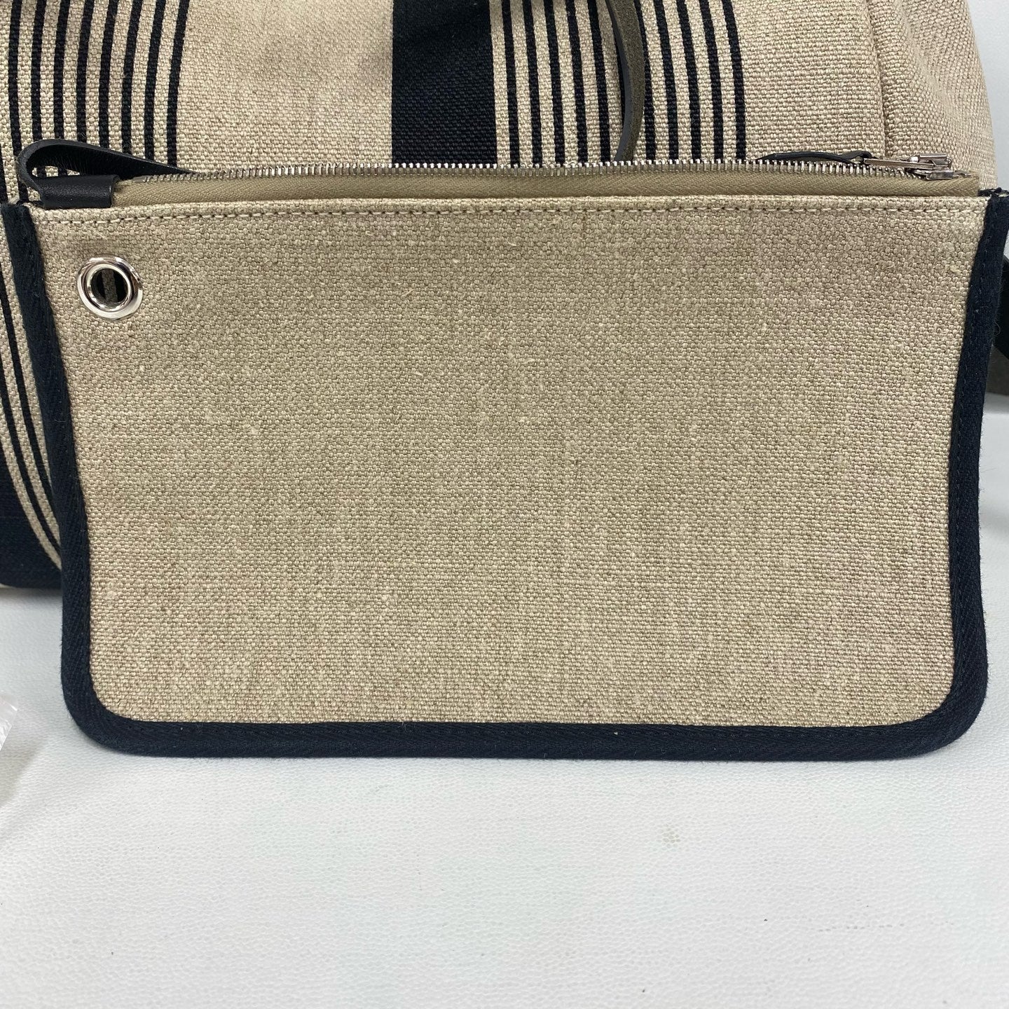 Hermes - Herbag 31 - Canvas and leather - Beige and Black - (Medium)