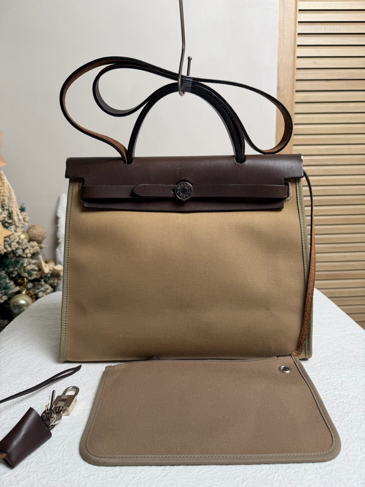 Hermes - Herbag 31 - Canvas - Brown - (medium)