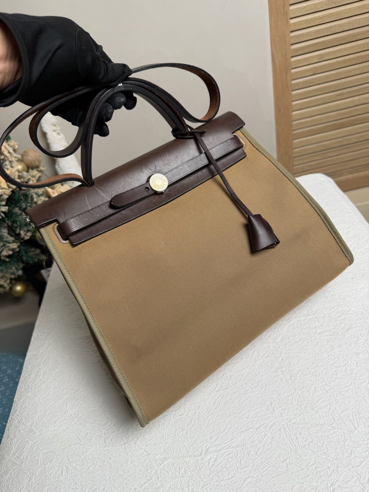Hermes - Herbag 31 - Canvas - Brown - (medium)