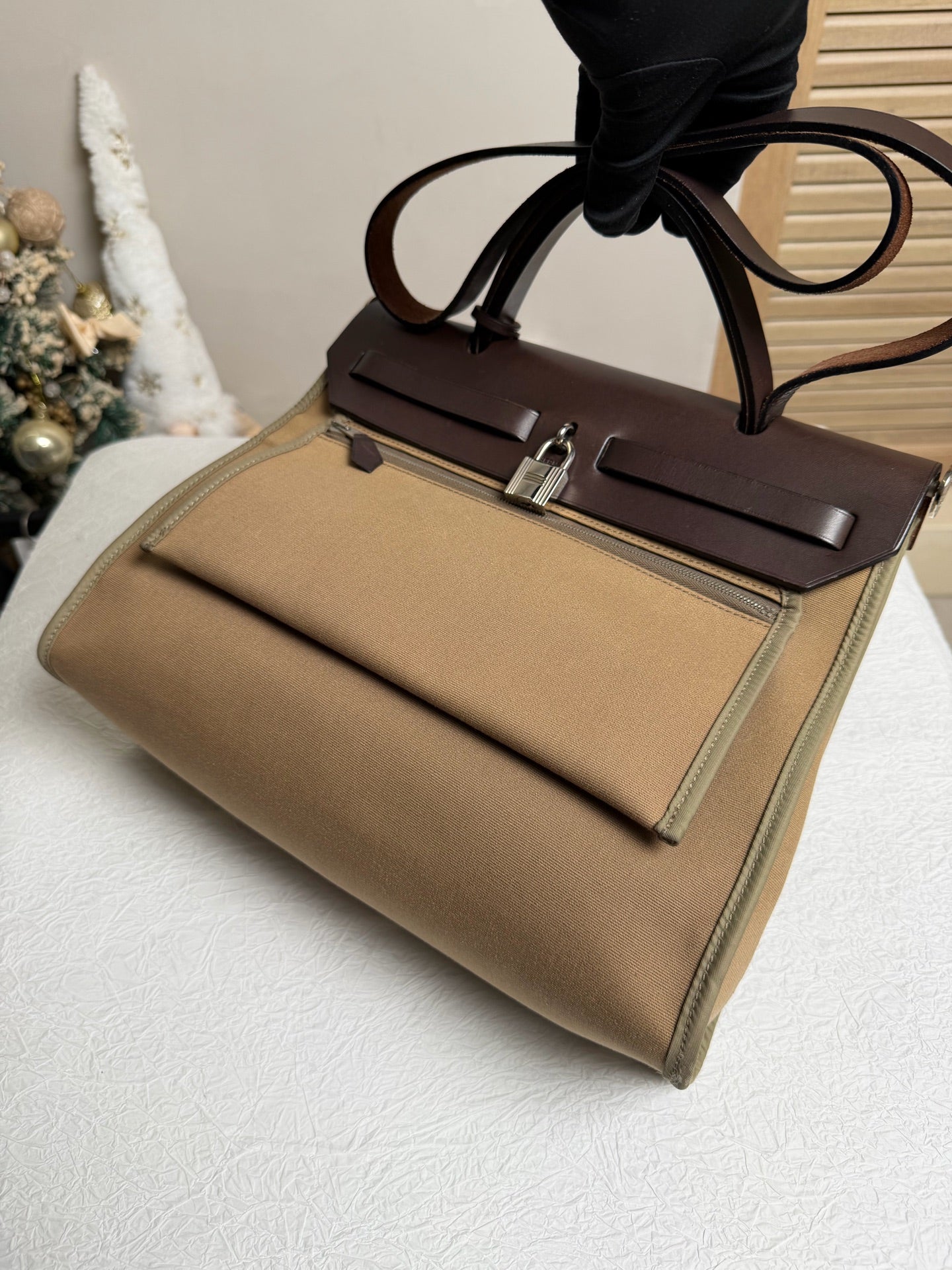 Hermes - Herbag 31 - Canvas - Brown - (medium)