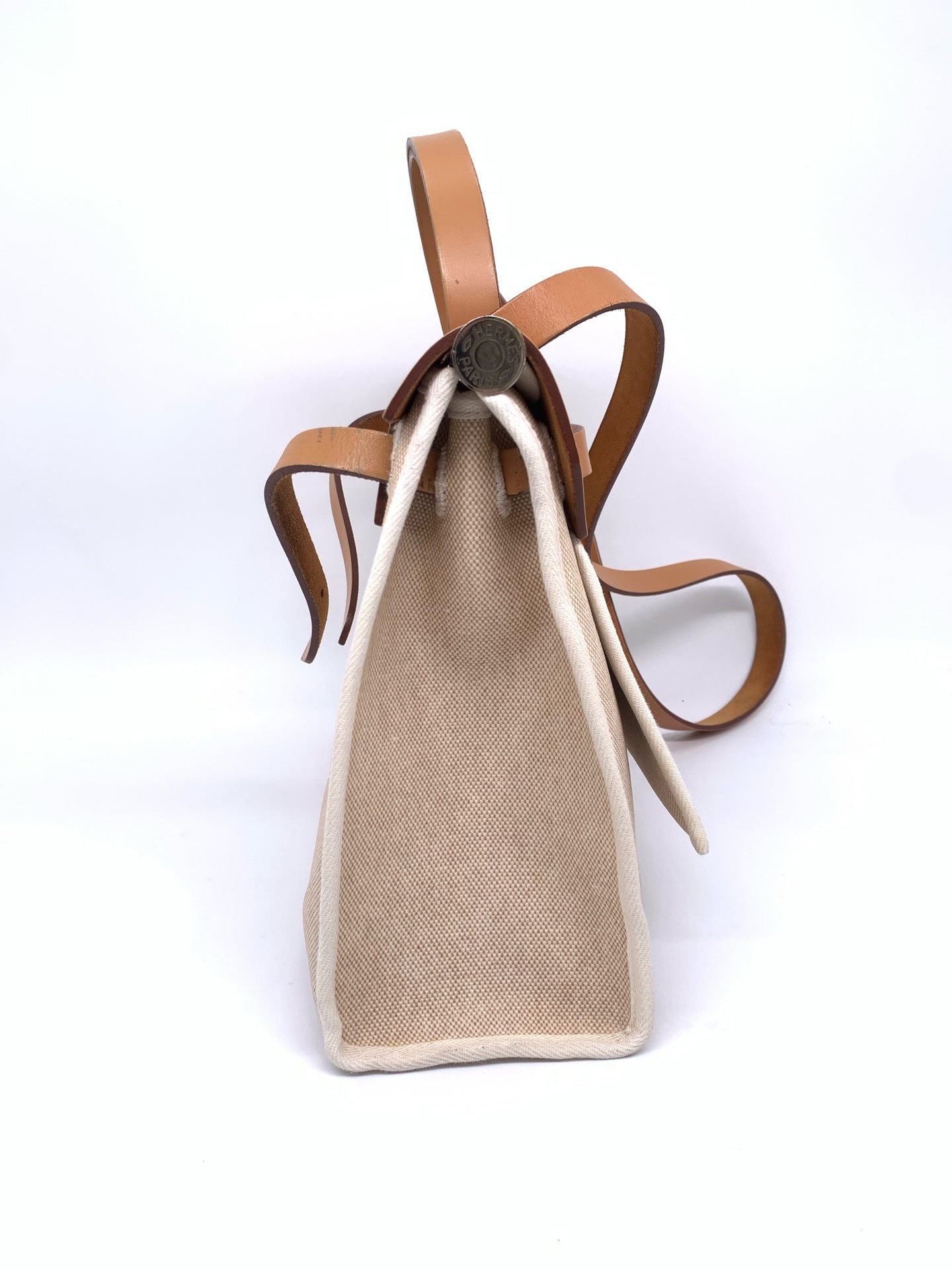 Hermès - Herbag 31 - Cloth - Beige - (medium)