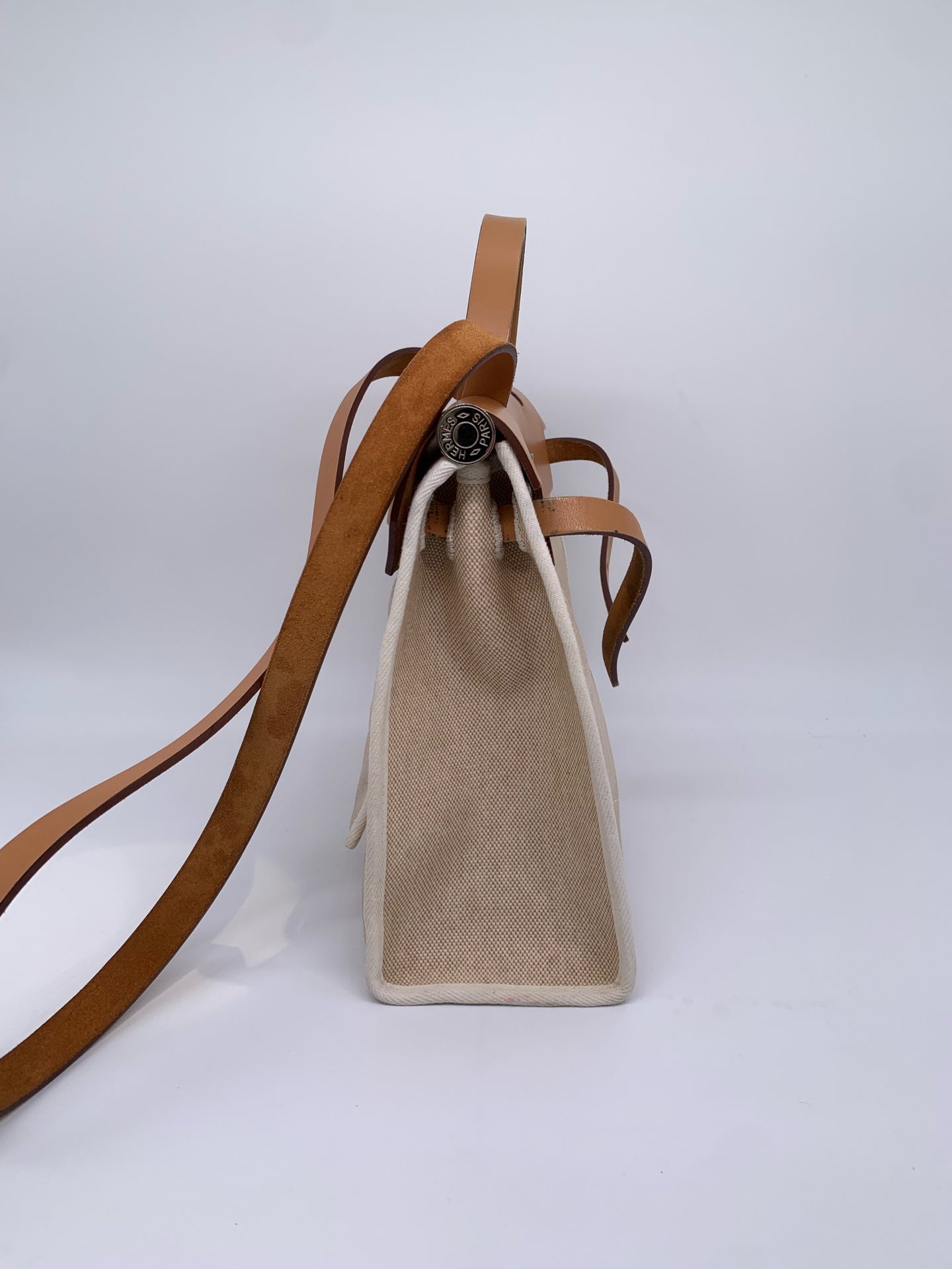 Hermès - Herbag 31 - Cloth - Beige - (medium)