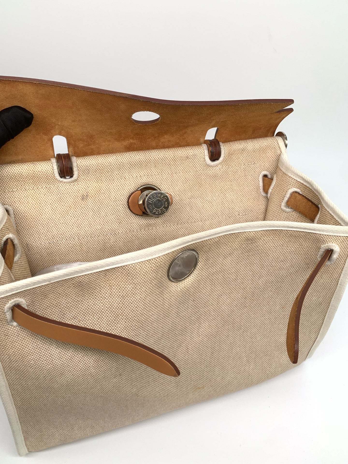 Hermès - Herbag 31 - Cloth - Beige - (medium)