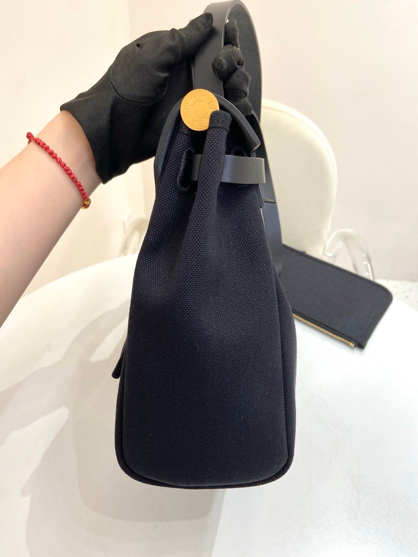 Hermes - Herbag 31 - Cloth - Black - (31)