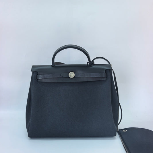 Hermes - Herbag 31 - Cloth - Black - (medium)