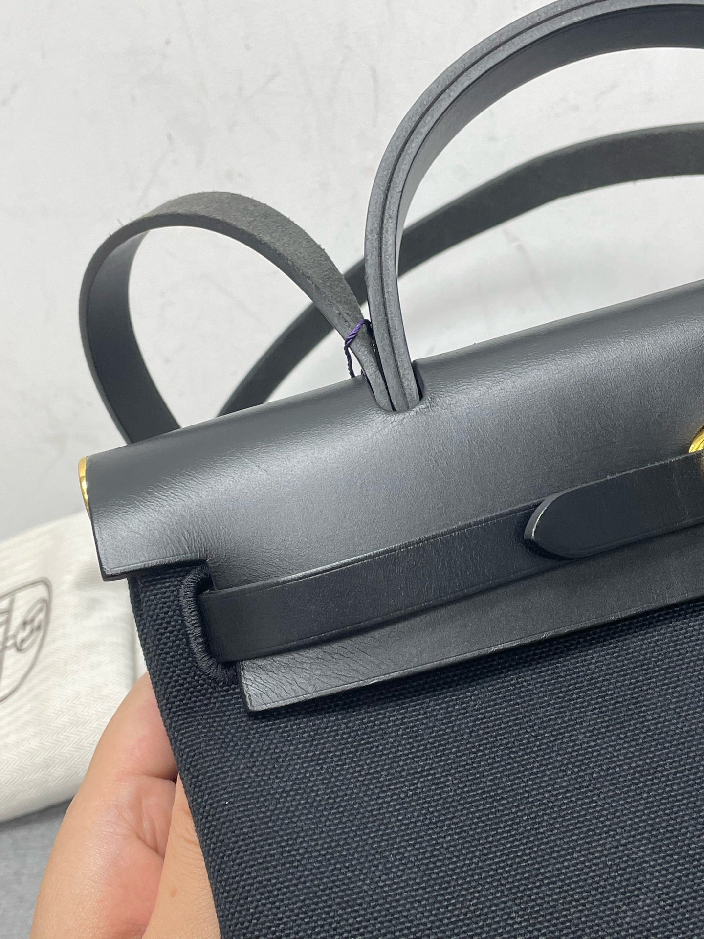 Hermès - Herbag 31 - Cloth - Black - (medium)